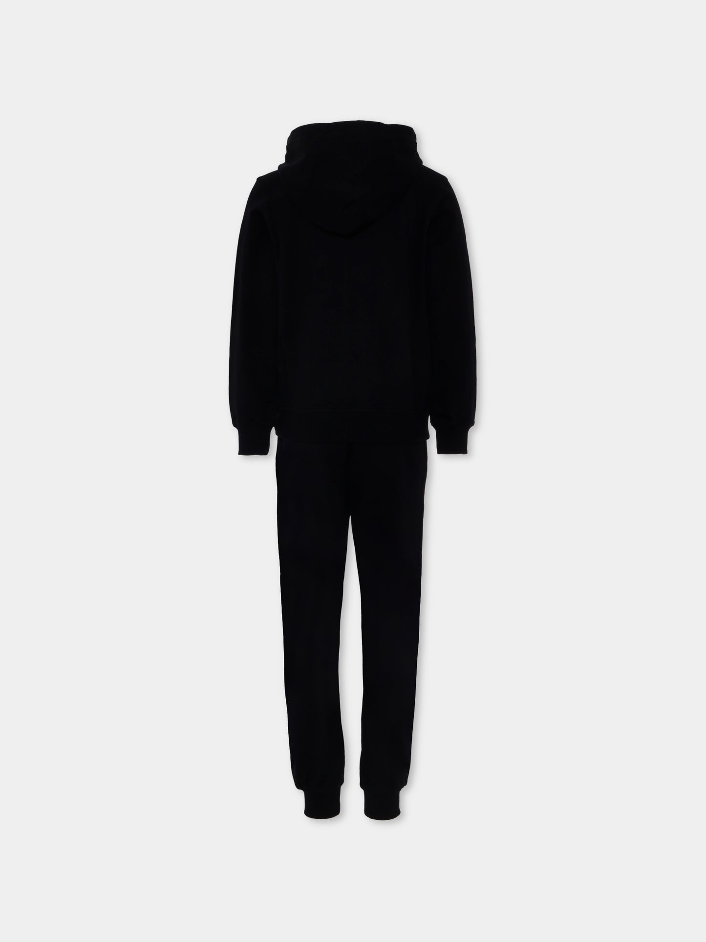 Completo nero per bambini con Teddy Bear,Moschino Kids,HMK03M LCA19 60100