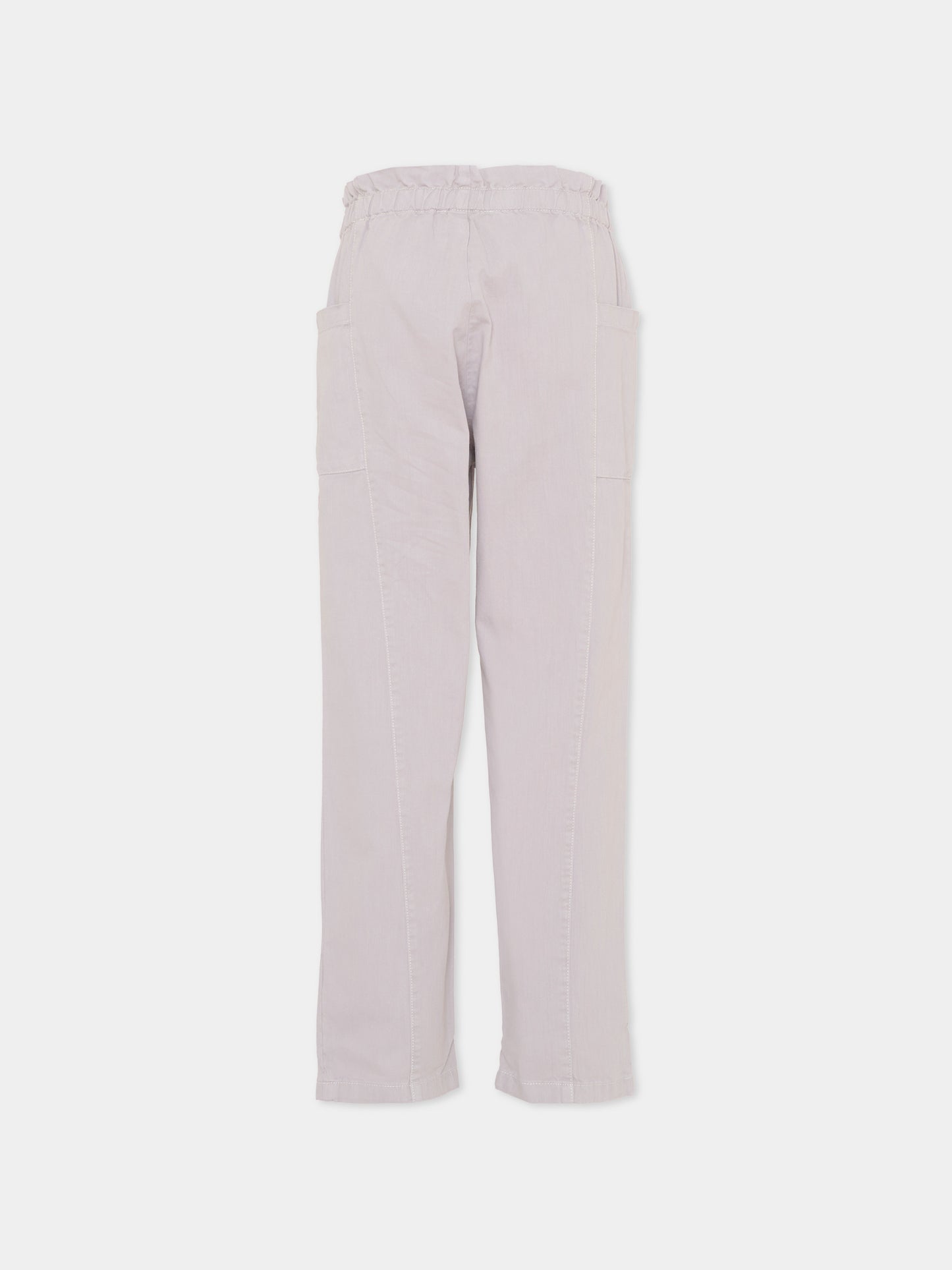 Pantaloni lilla per bambina con ciliegie,Bonpoint,C06GPAW00001 057A