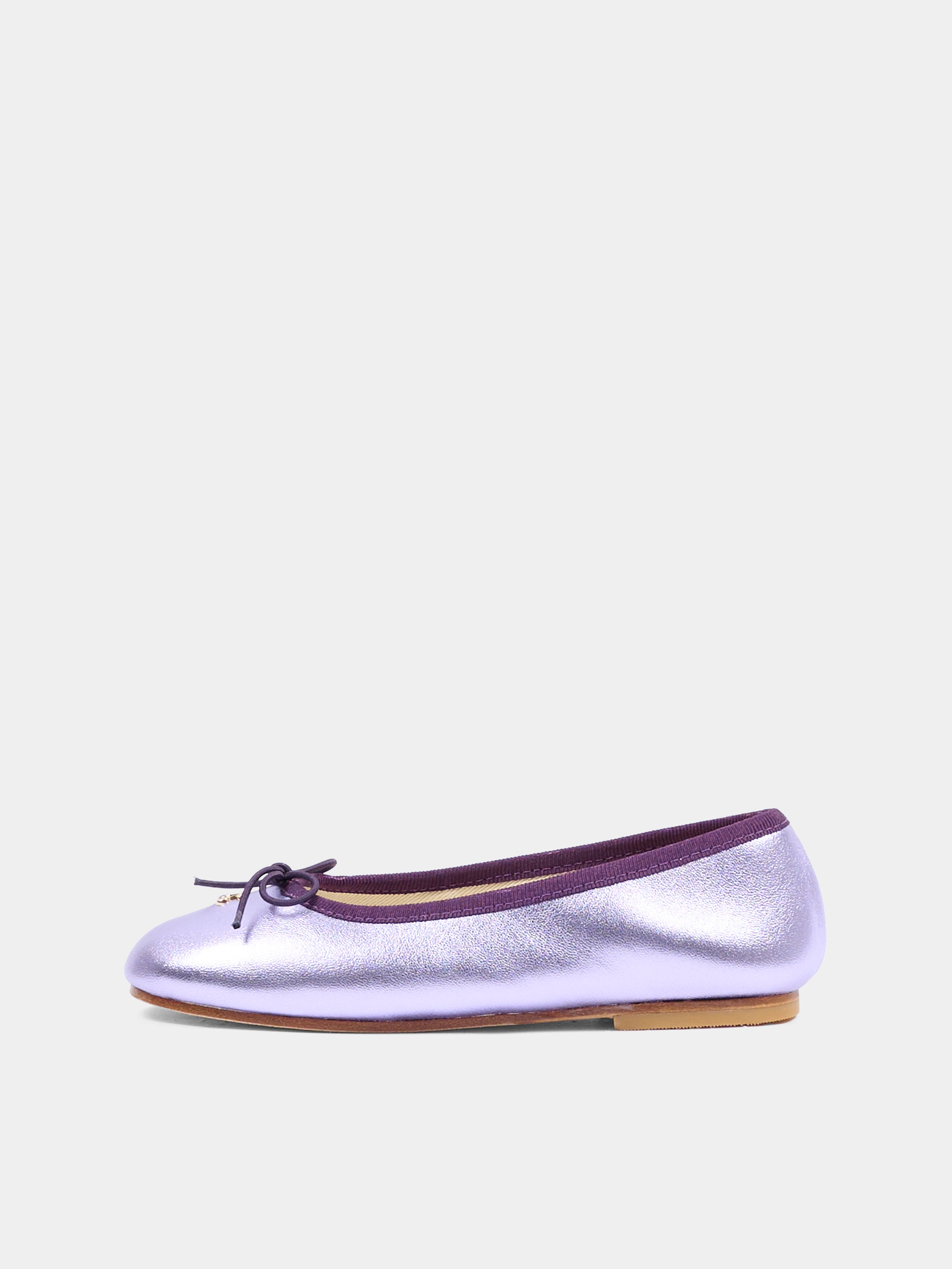 Ballerine lilla per bambina con ciliegie,Bonpoint,C06GSOL00001 057A