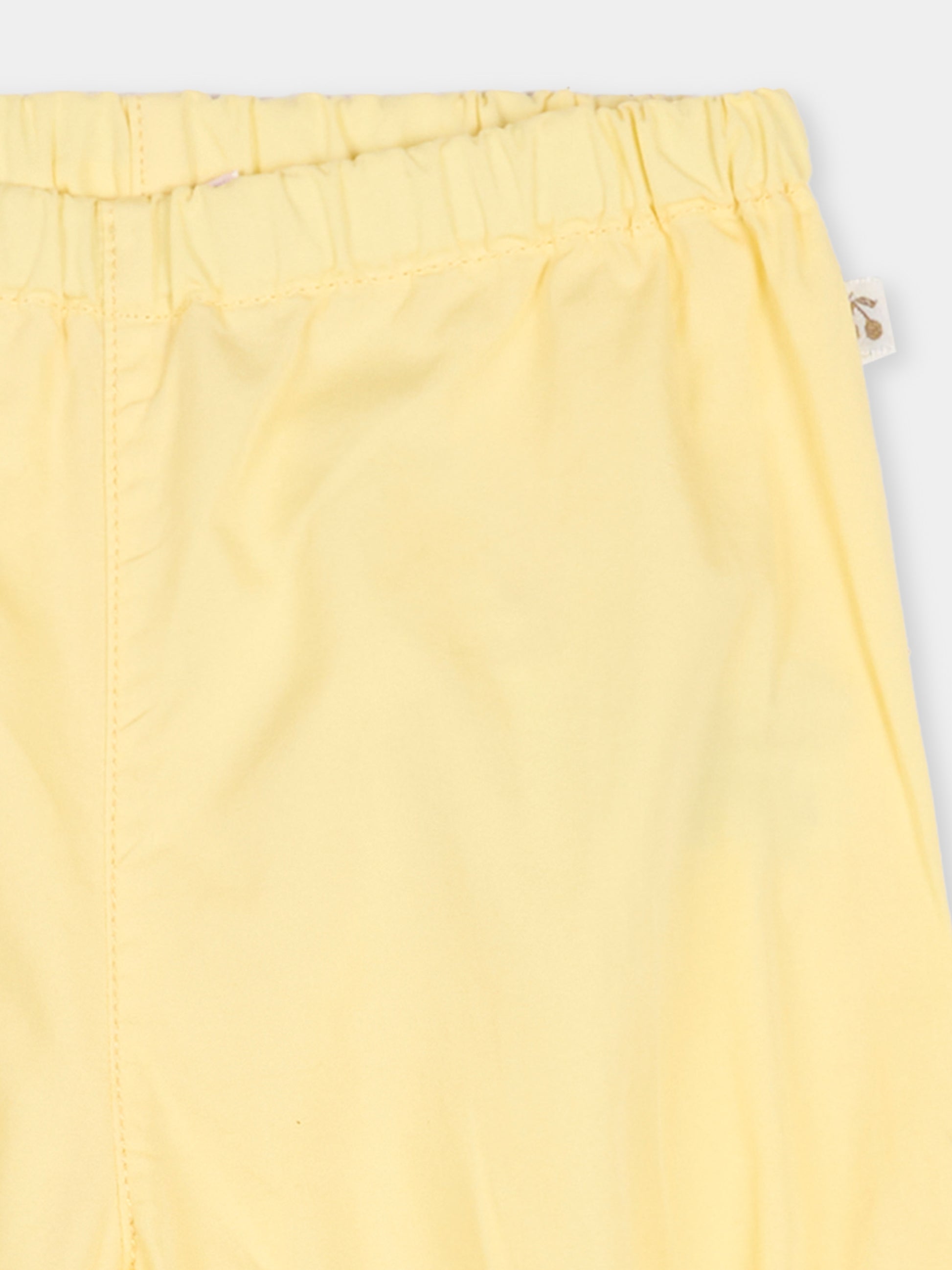 Shorts gialli per neonata,Bonpoint,S06XBEW00001 033
