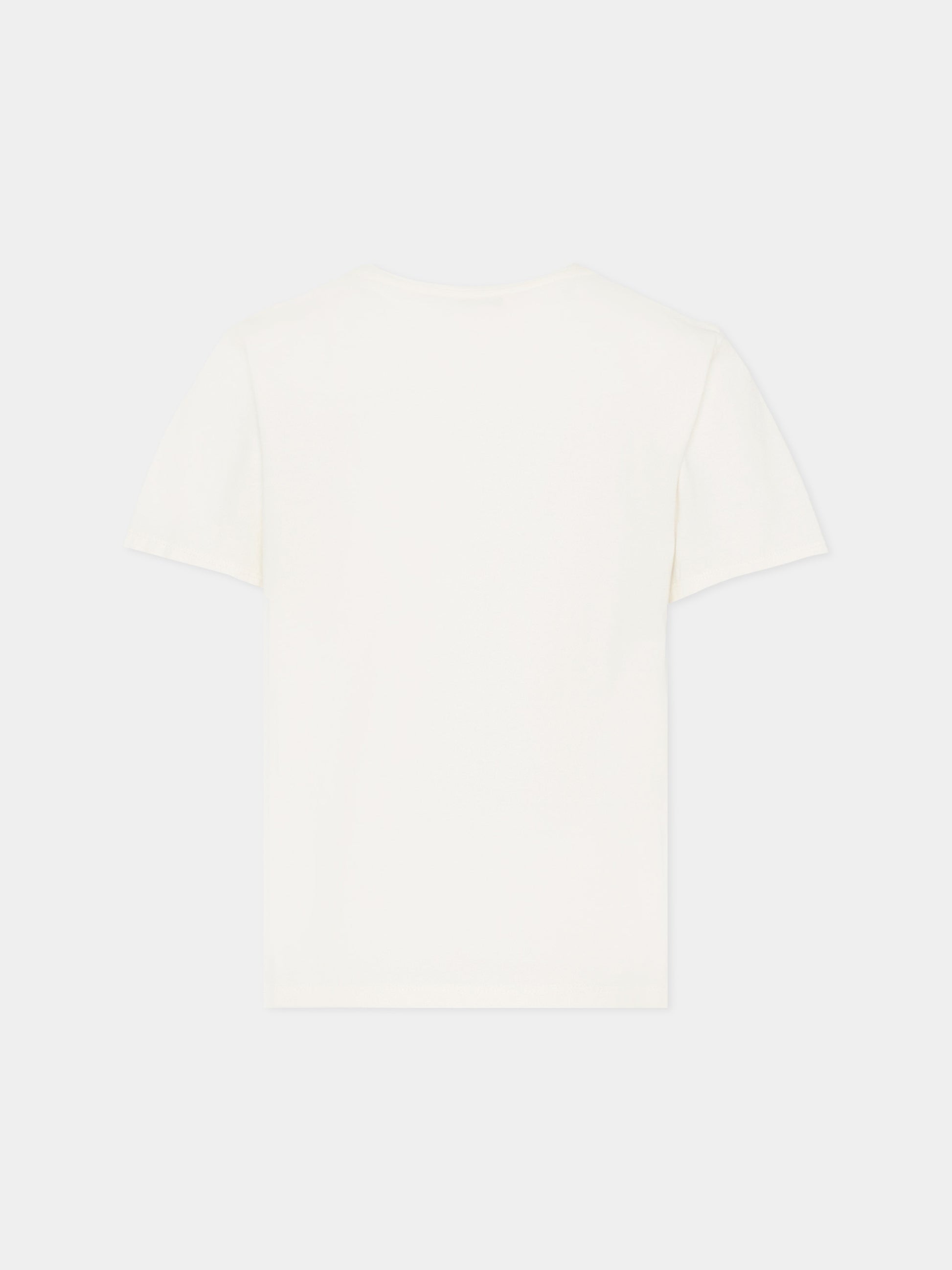 T-shirt avorio per bambina con ciliegie,Bonpoint,S06GTSK00001 102