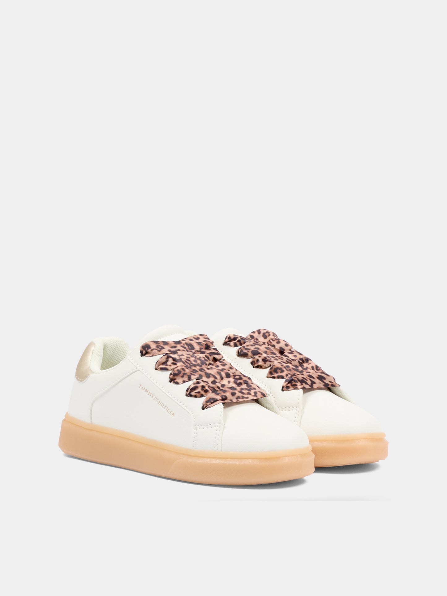 Sneakers avorio per neonata e bambina,Tommy Hilfiger Junior,T1A9 34230 1355X024