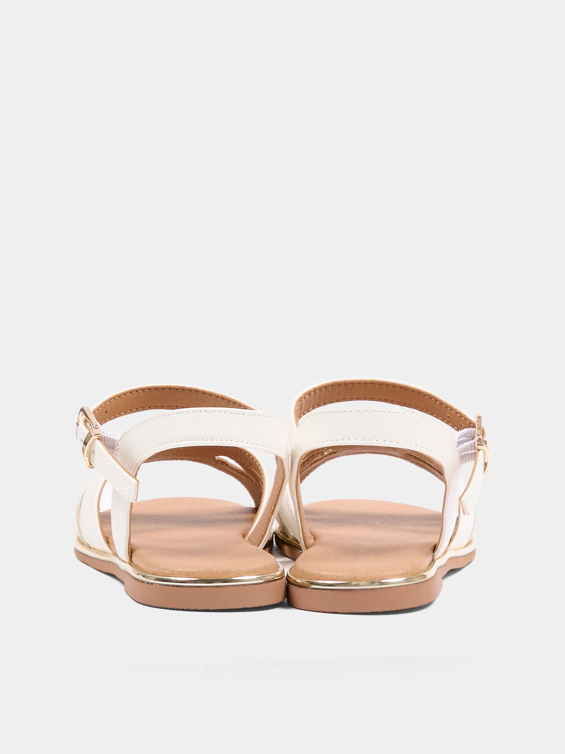 Sandali avorio per bambina con logo,Tommy Hilfiger Junior,T3A2 34280 0326X048