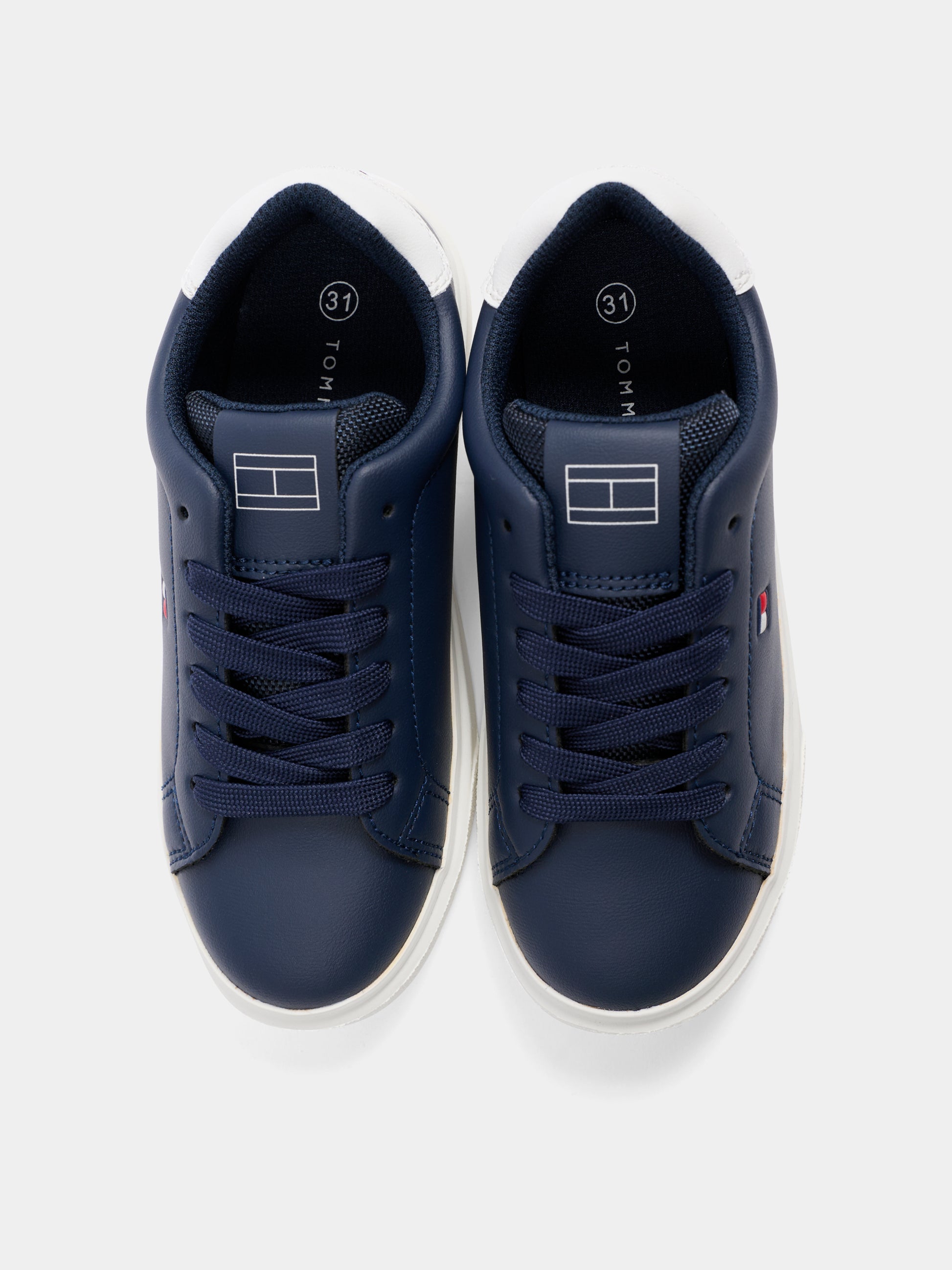 Sneakers blu per bambino con logo,Tommy Hilfiger Junior,T3X9 34350 1355X007