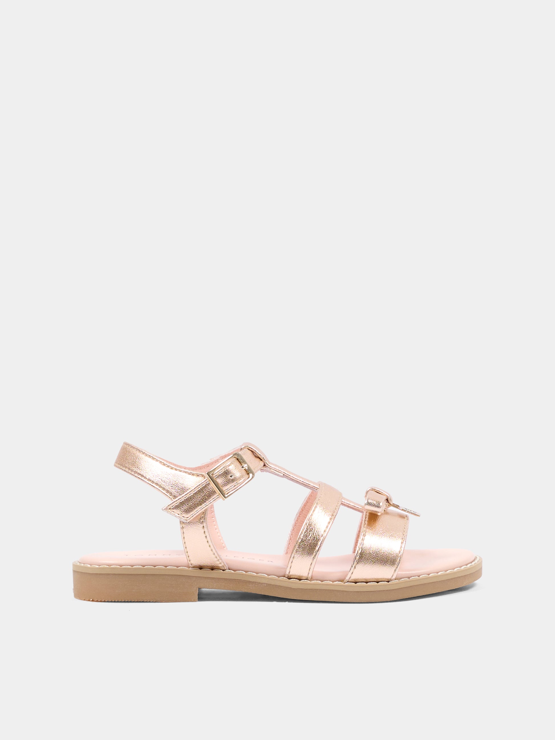 Sandali rosa per bambina con fiocco,Tommy Hilfiger Junior,T4A2 34430 0504341