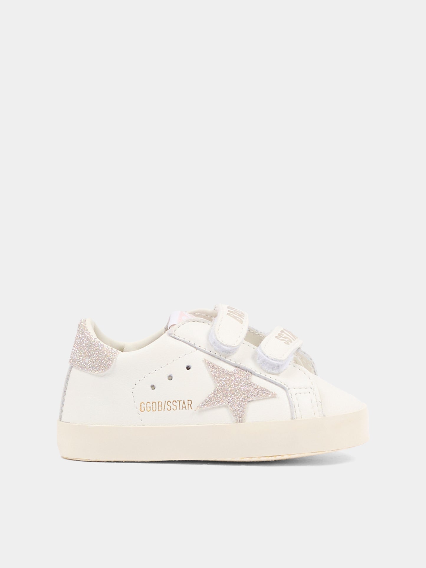 Sneakers Old School bianche per neonata con stella,Golden Goose,GIF00166 F008016 10847