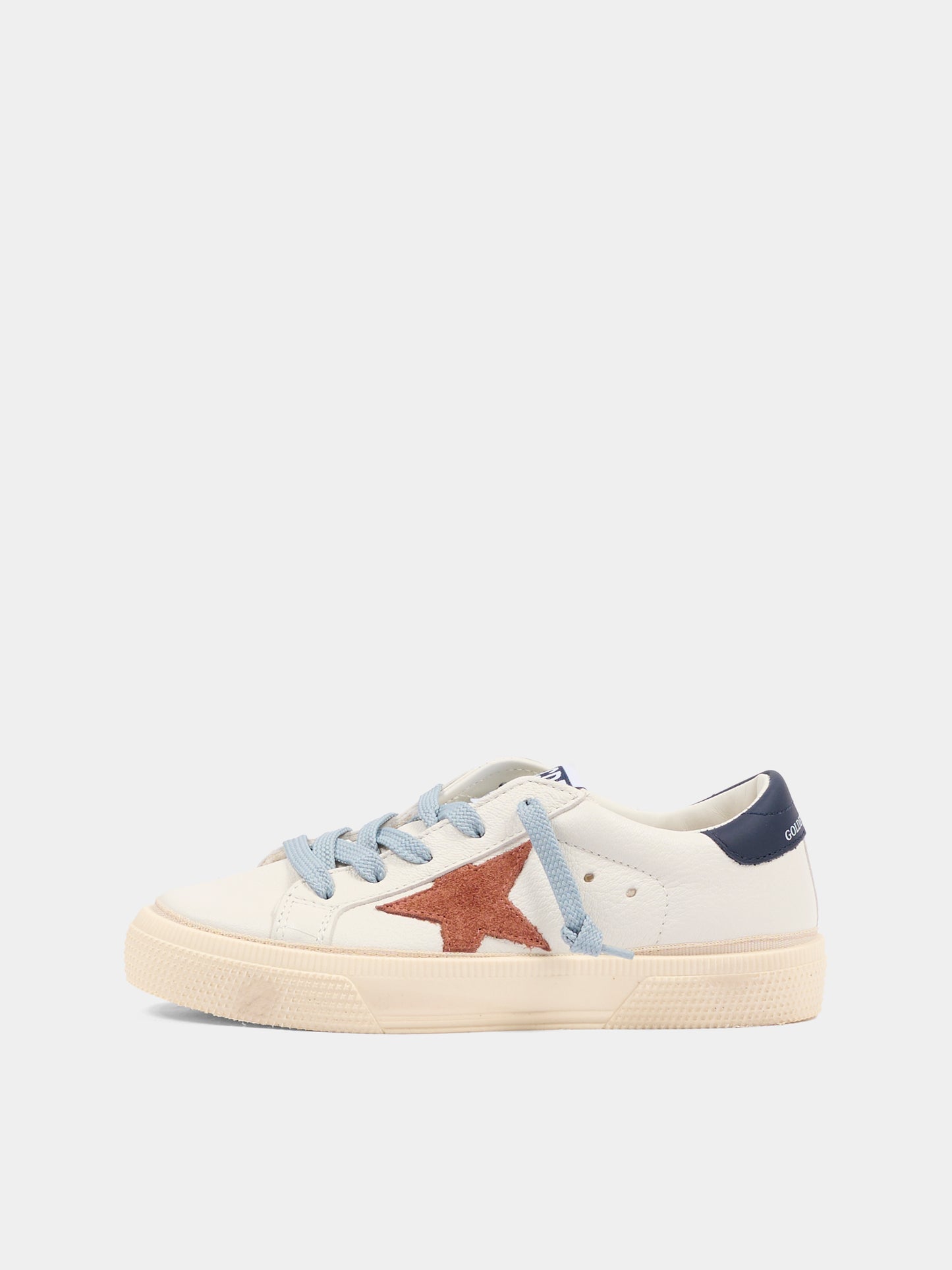 Sneakers May multicolor per bambino con stella,Golden Goose,GYF01033 F008061 10575