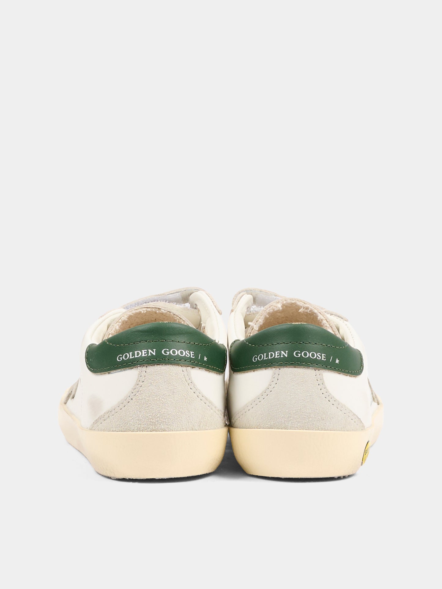Sneakers Old School bianche per bambini con stella,Golden Goose,GYF00177 F008042 10594