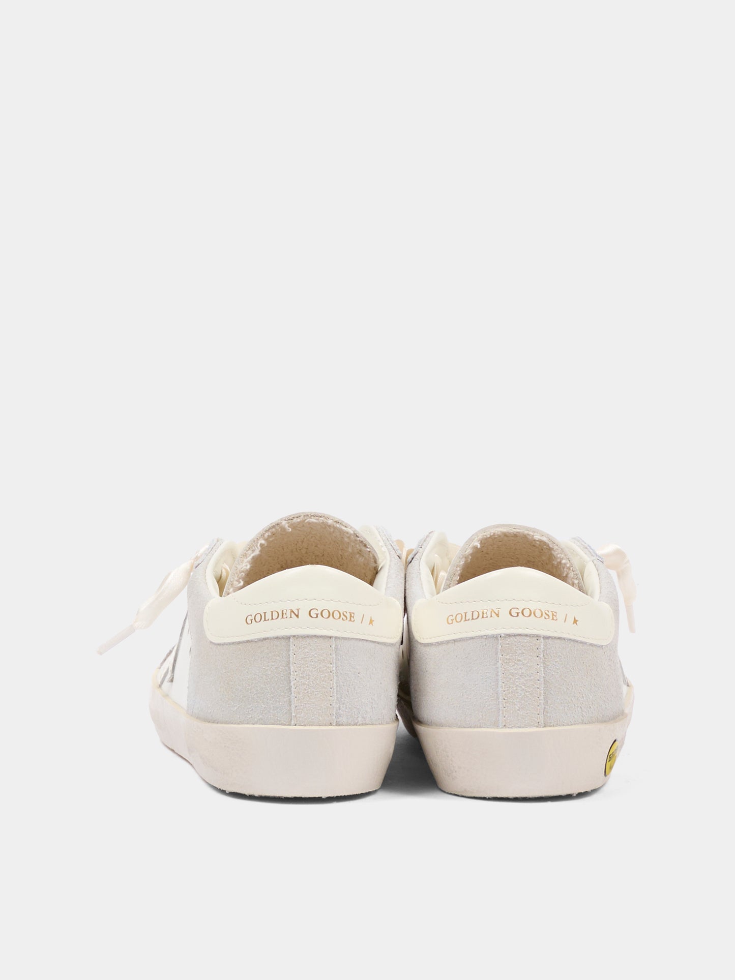 Sneakers Super Star bianche per bambina con stella,Golden Goose,GYF00103 F008026 10847
