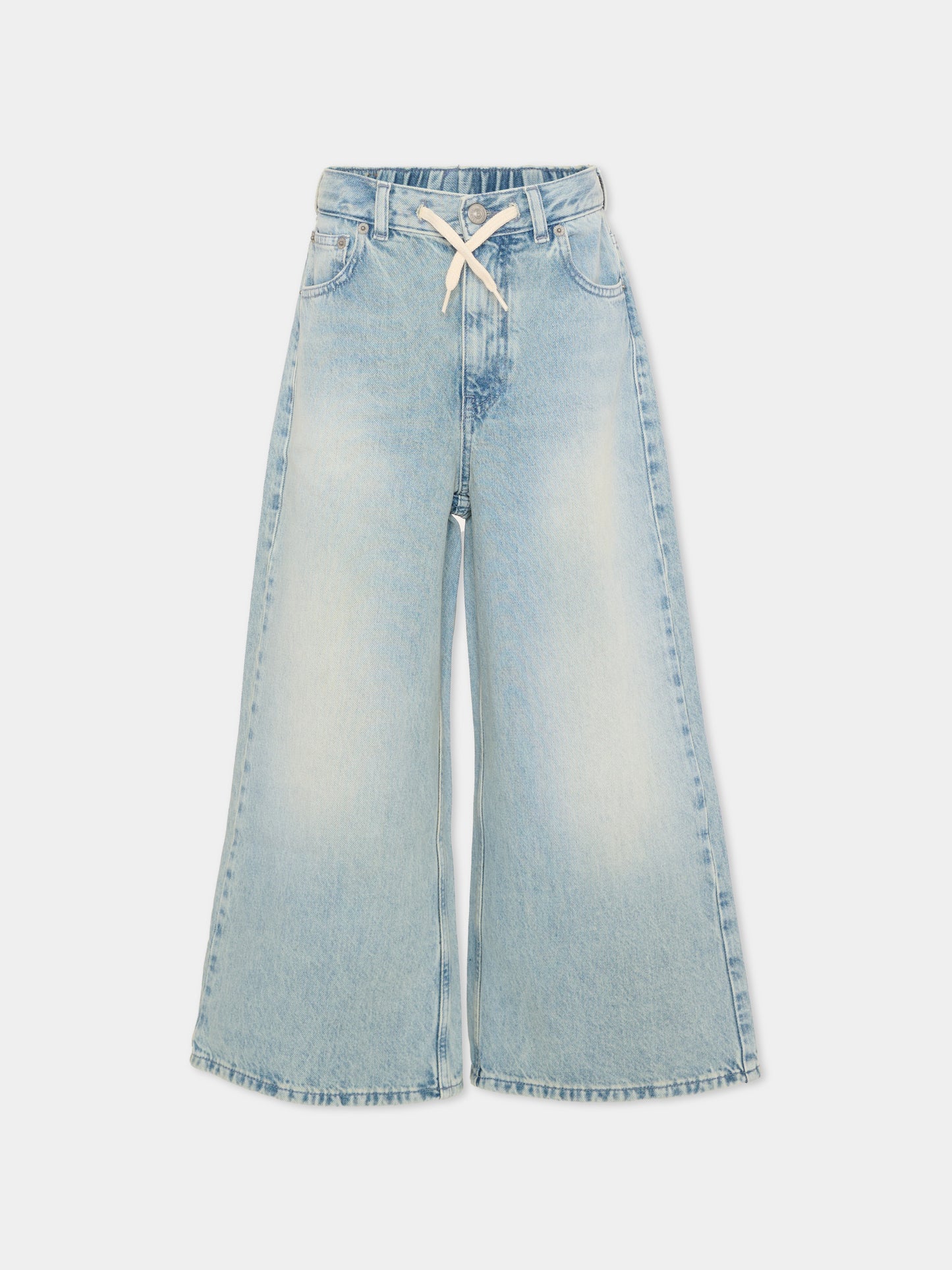 Jeans denim per bambini con logo,Mm6 Maison Margiela,M60209 MM06Y M601