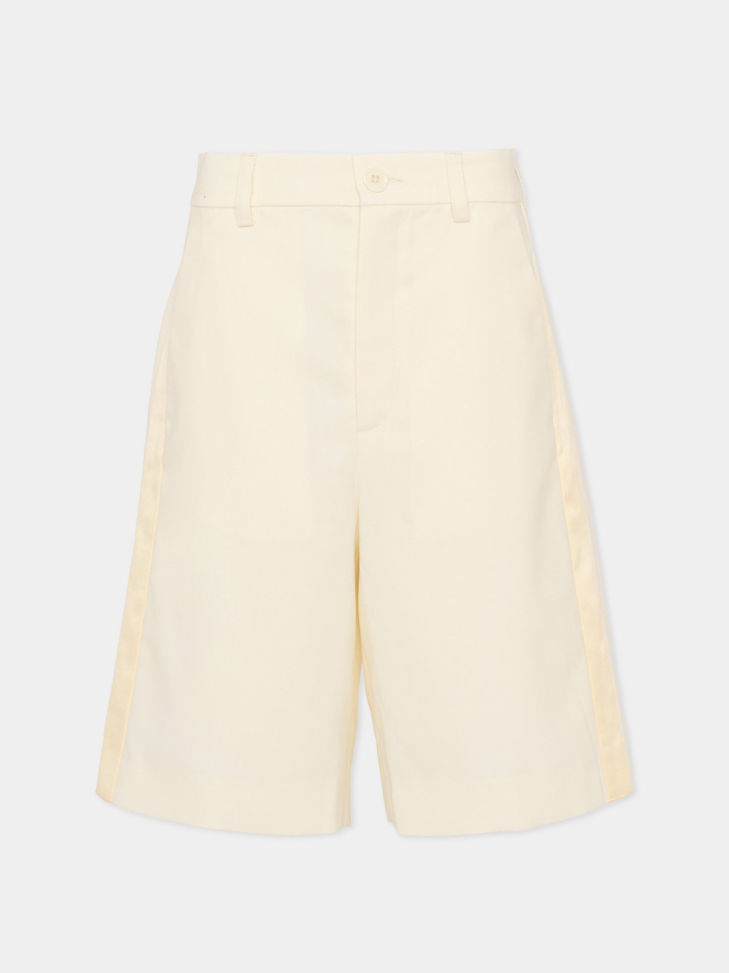 Shorts avorio per bambina con logo,Mm6 Maison Margiela,M60968 MM07G M6103