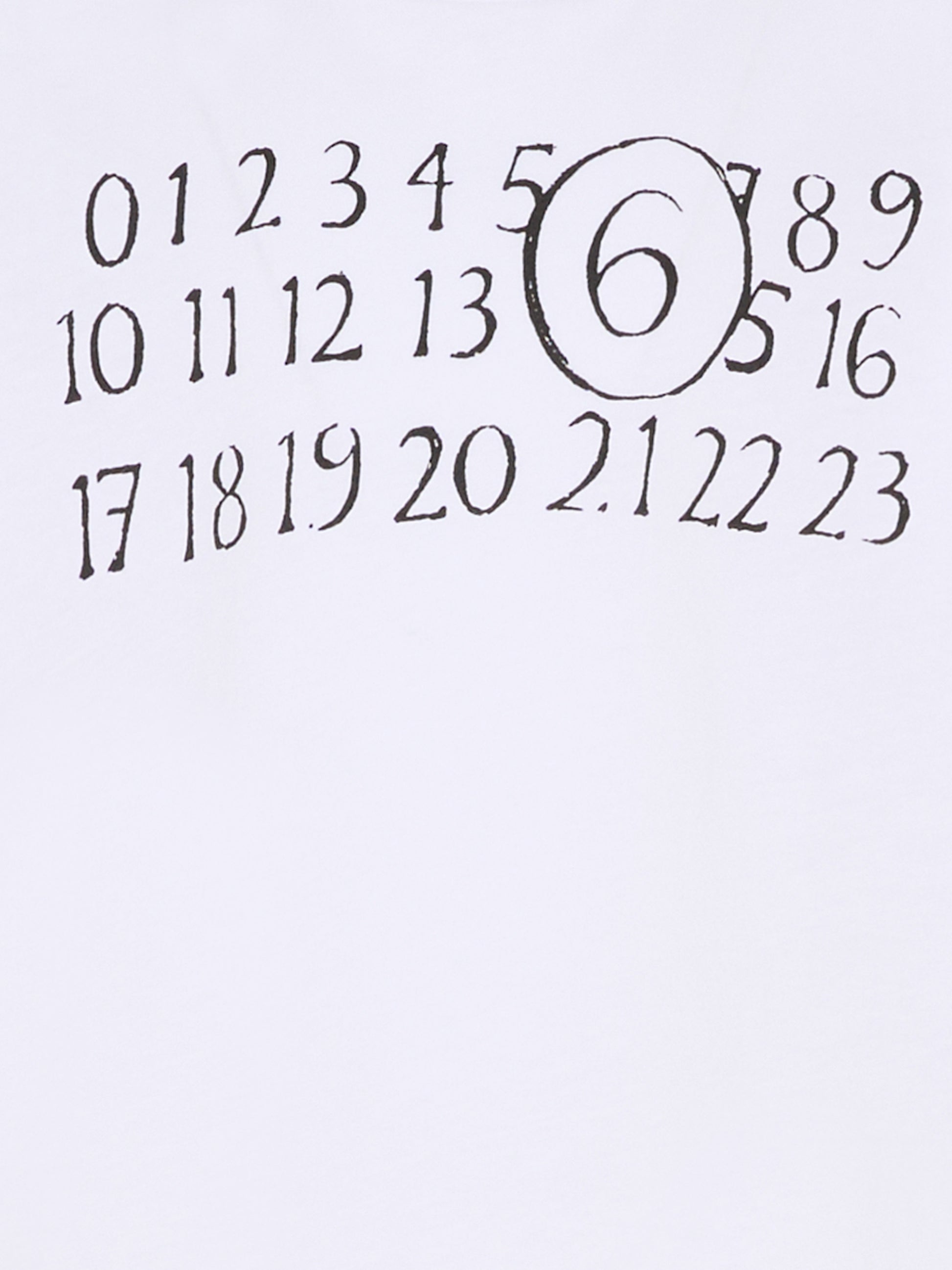 T-shirt bianca per bambini con logo,Mm6 Maison Margiela,M61020 MM02Y M6100