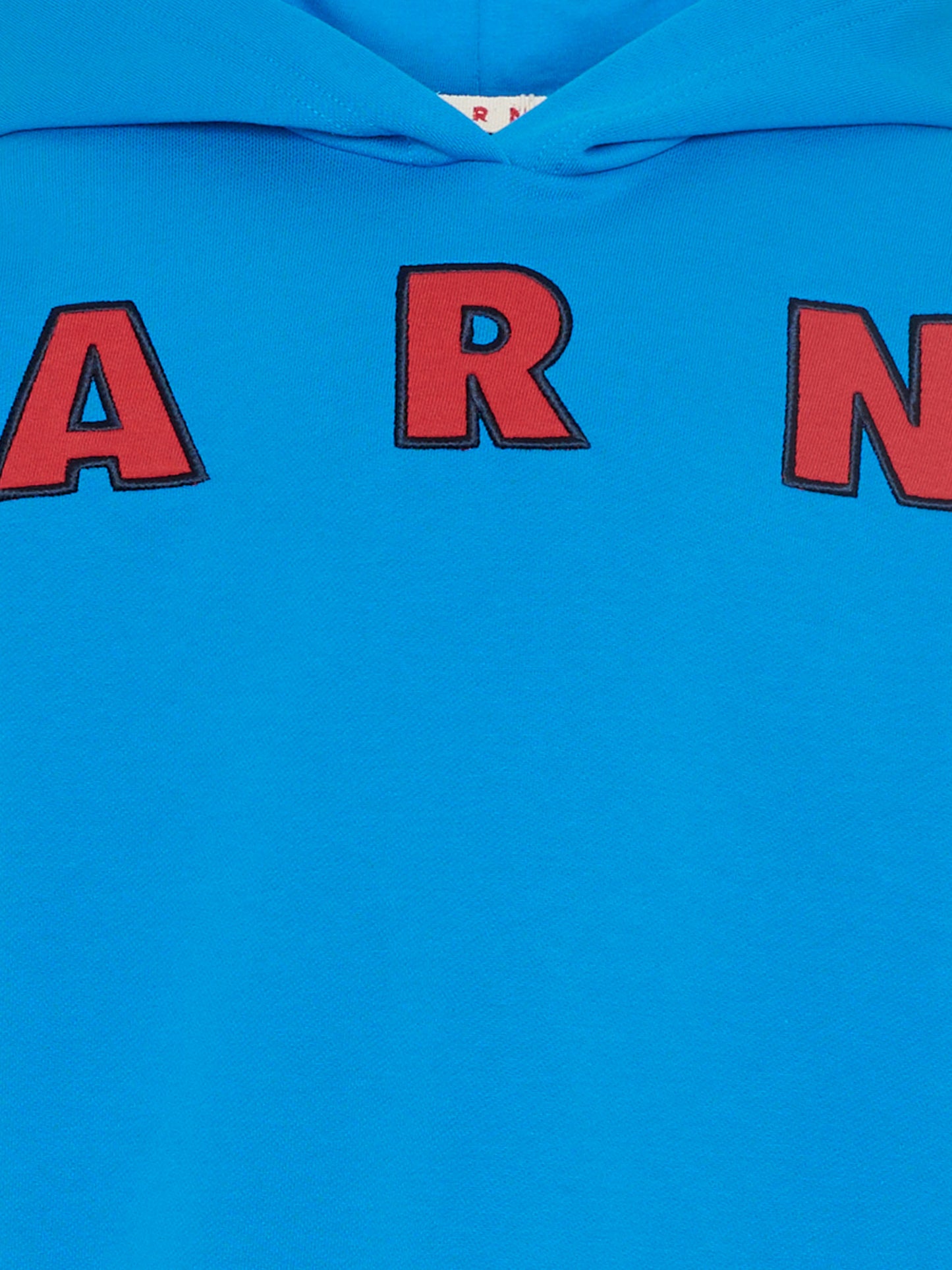 Felpa azzurra per bambini con logo,Marni Kids,M01266 M00V0 0M859