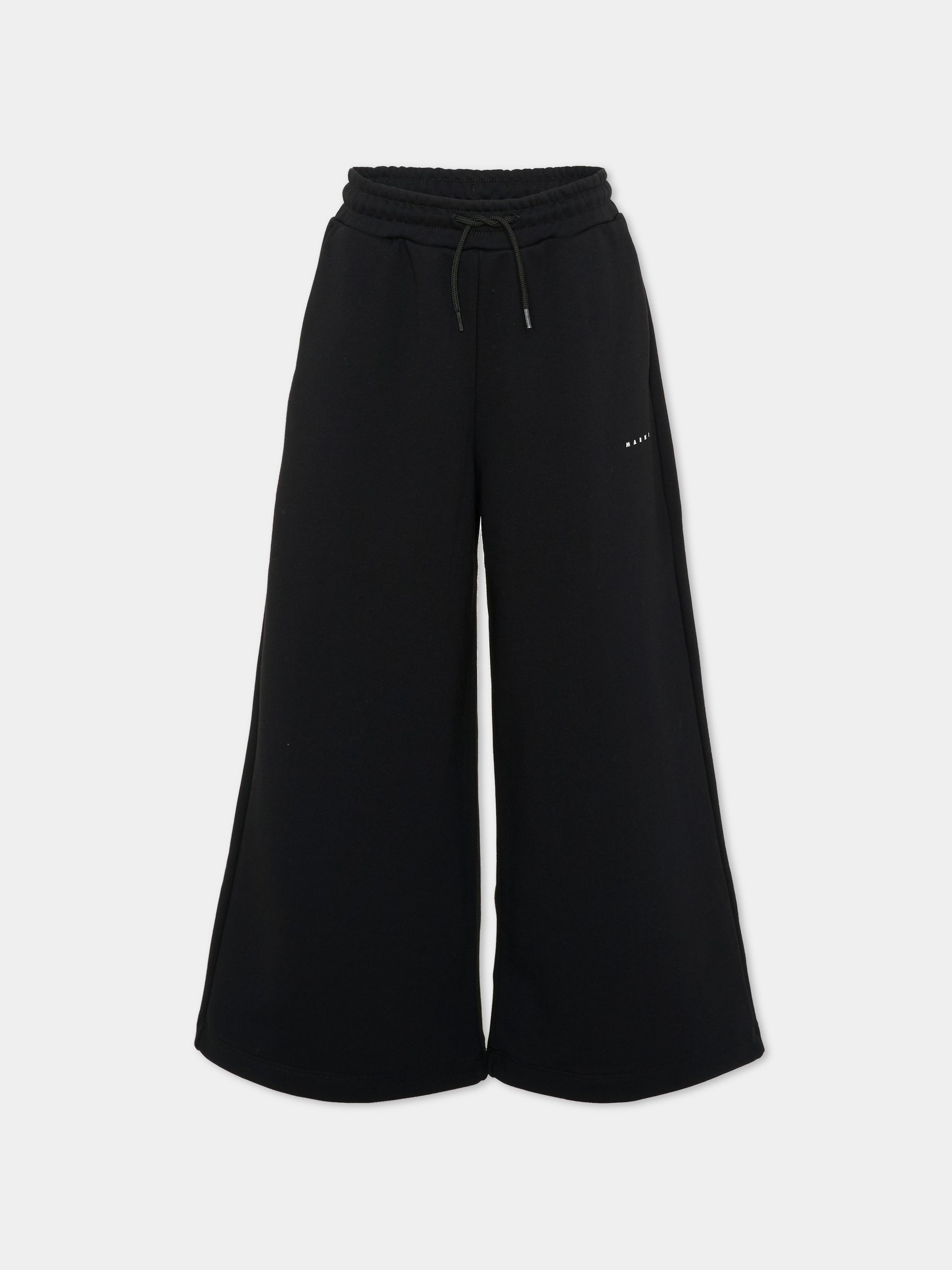 Pantaloni neri per bambini con logo,Marni Kids,M01432 M00V0 0M900