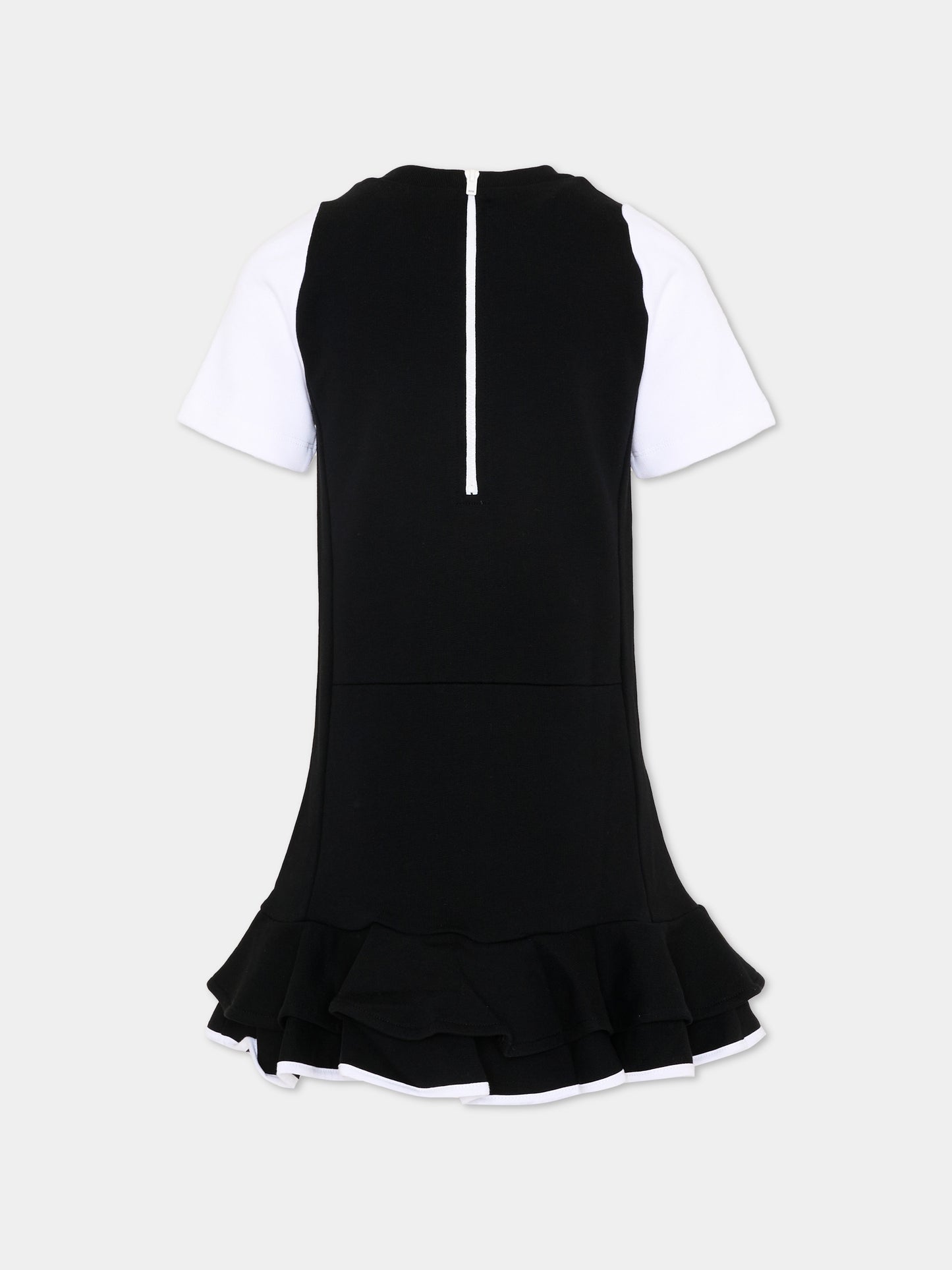 Vestito nero per bambina con logo,Marni Kids,M01673 M00V1 0M900