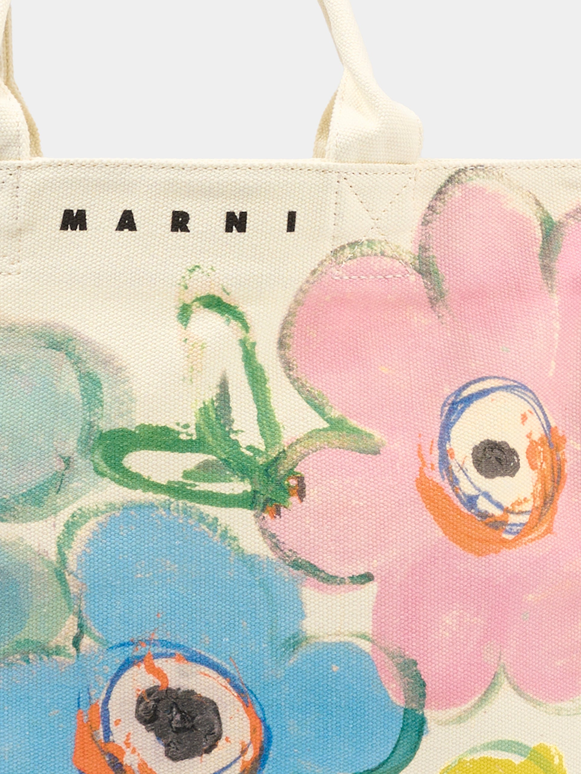 Borsa multicolor per bambina stampa floreale,Marni Kids,M01822 M00WP 0M115
