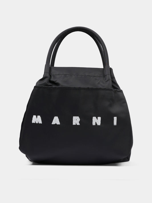 Borsa nera per bambina con logo,Marni Kids,M01829 M00WS 0M900