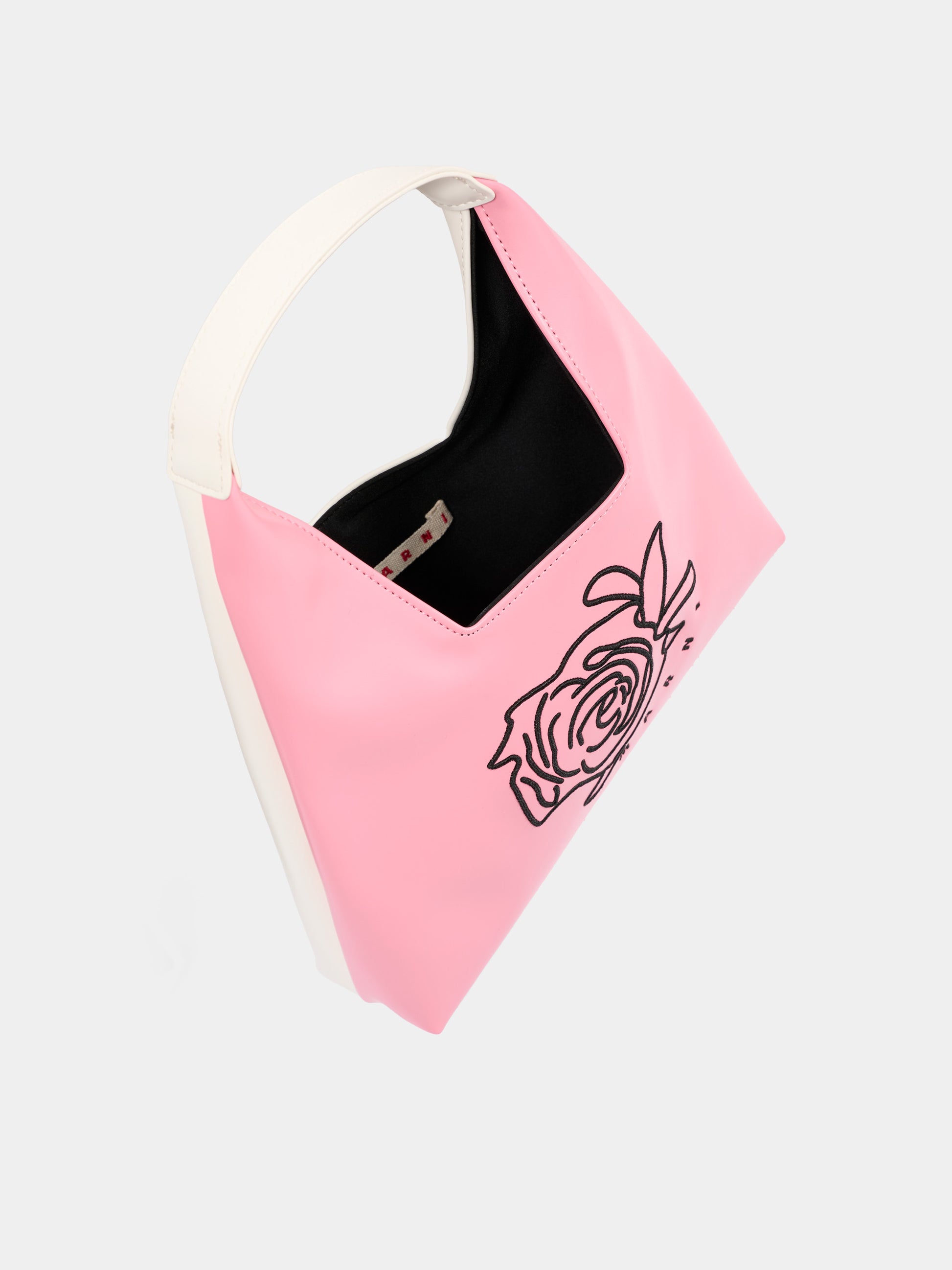 Borsa rosa per bambina con logo,Marni Kids,M01837 M00TK 0M351
