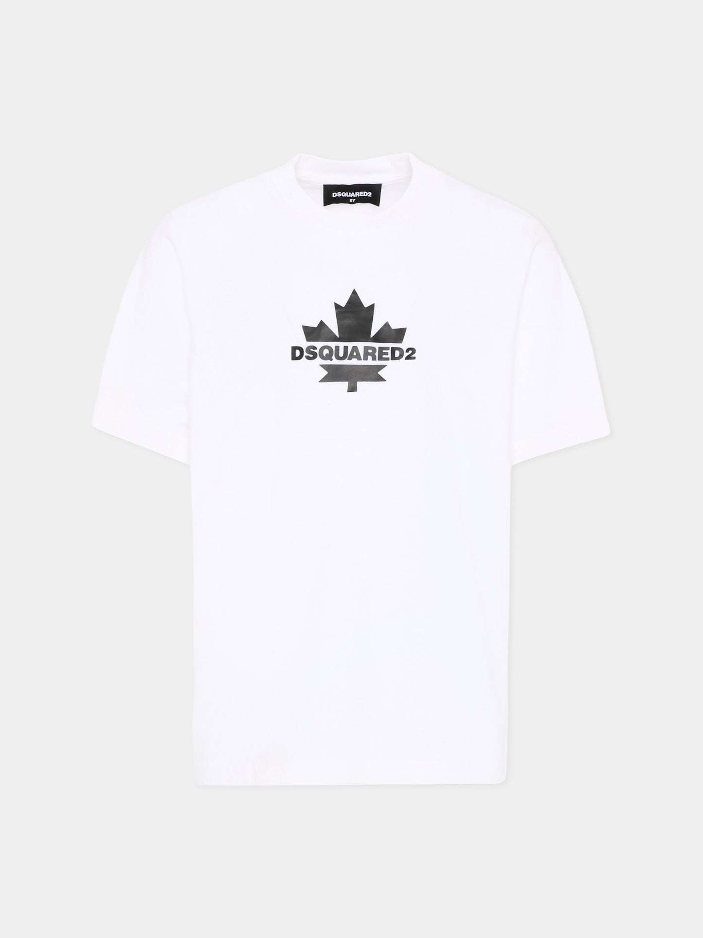 T-Shirt bianca per bambini con logo,Dsquared2,DQ2743 D0AC7 DQ100