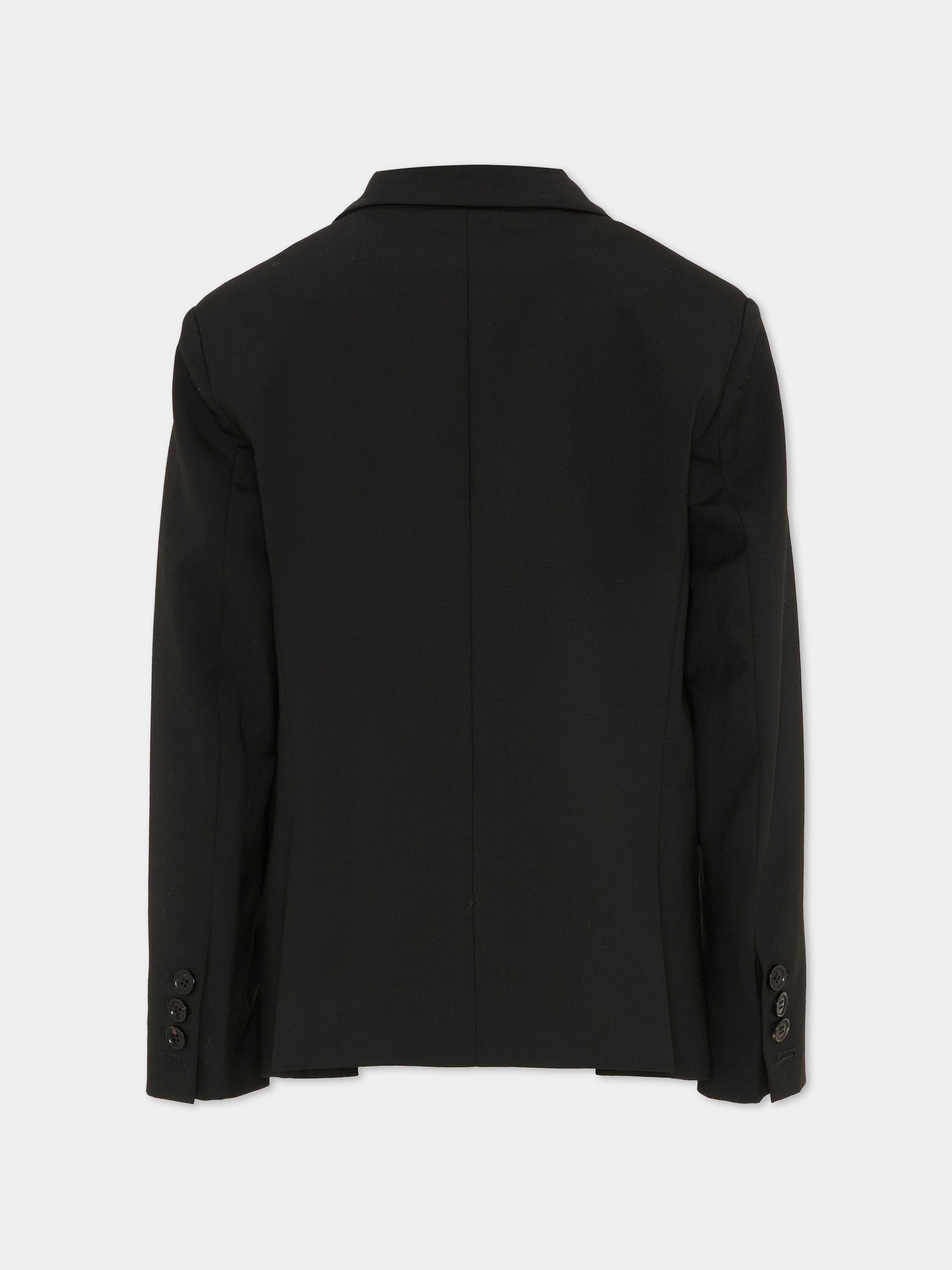 Giacca nera per bambino con logo,Dsquared2,DQ3233 D0AGV DQ900