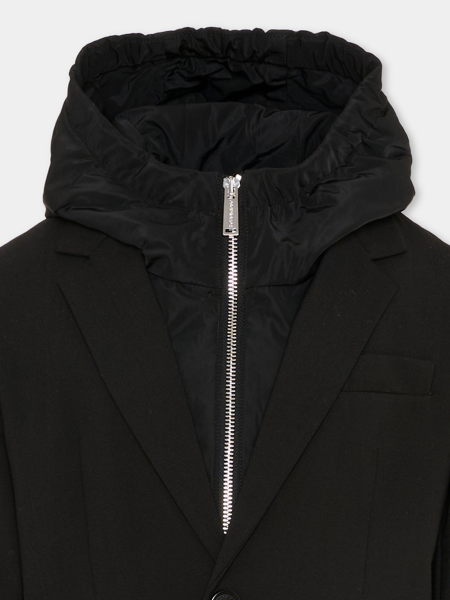 Giacca nera per bambino con logo,Dsquared2,DQ3233 D0AGV DQ900