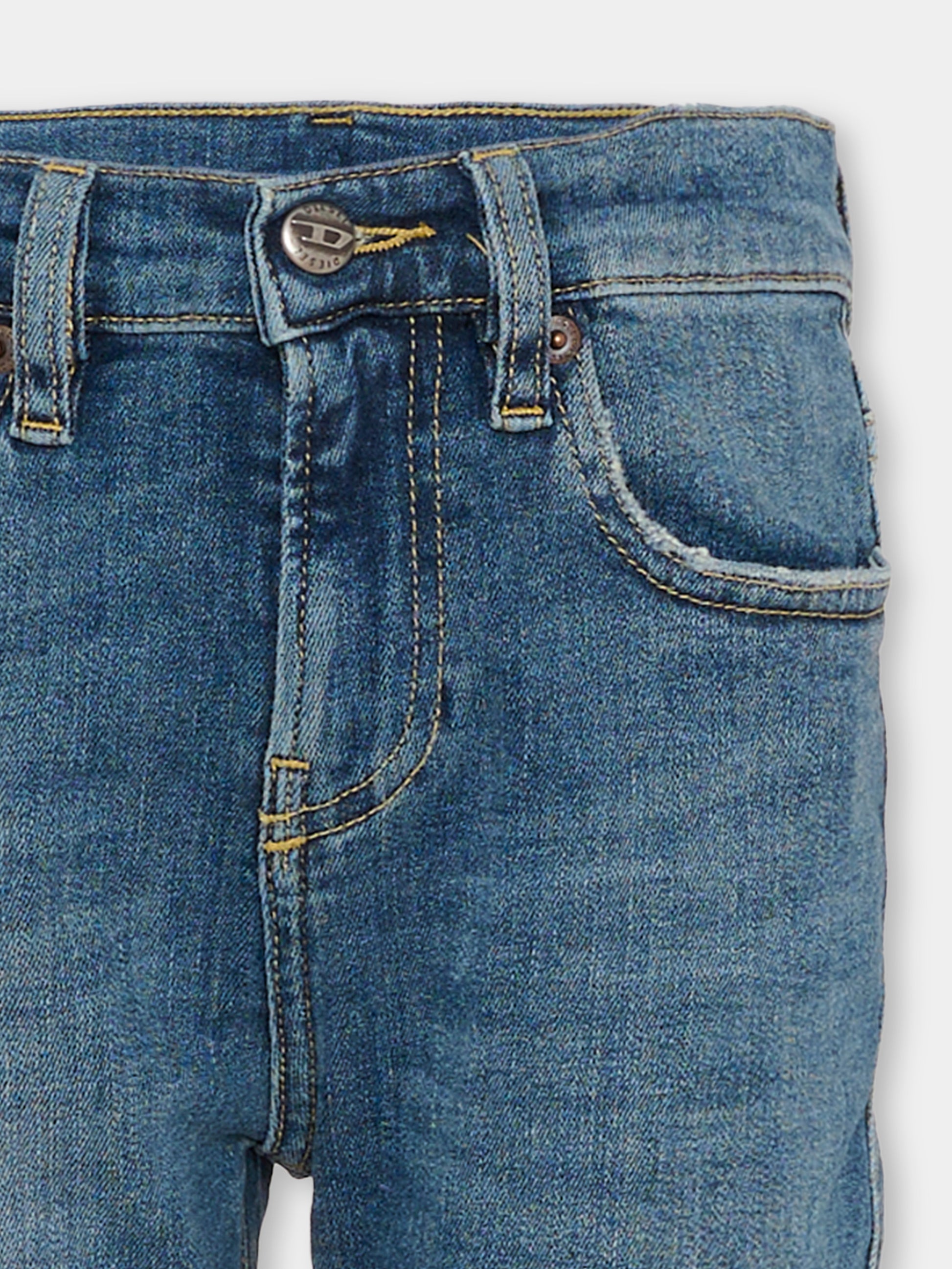 Jeans denim per bambino con logo,Diesel,J00809 KXBS1 K01