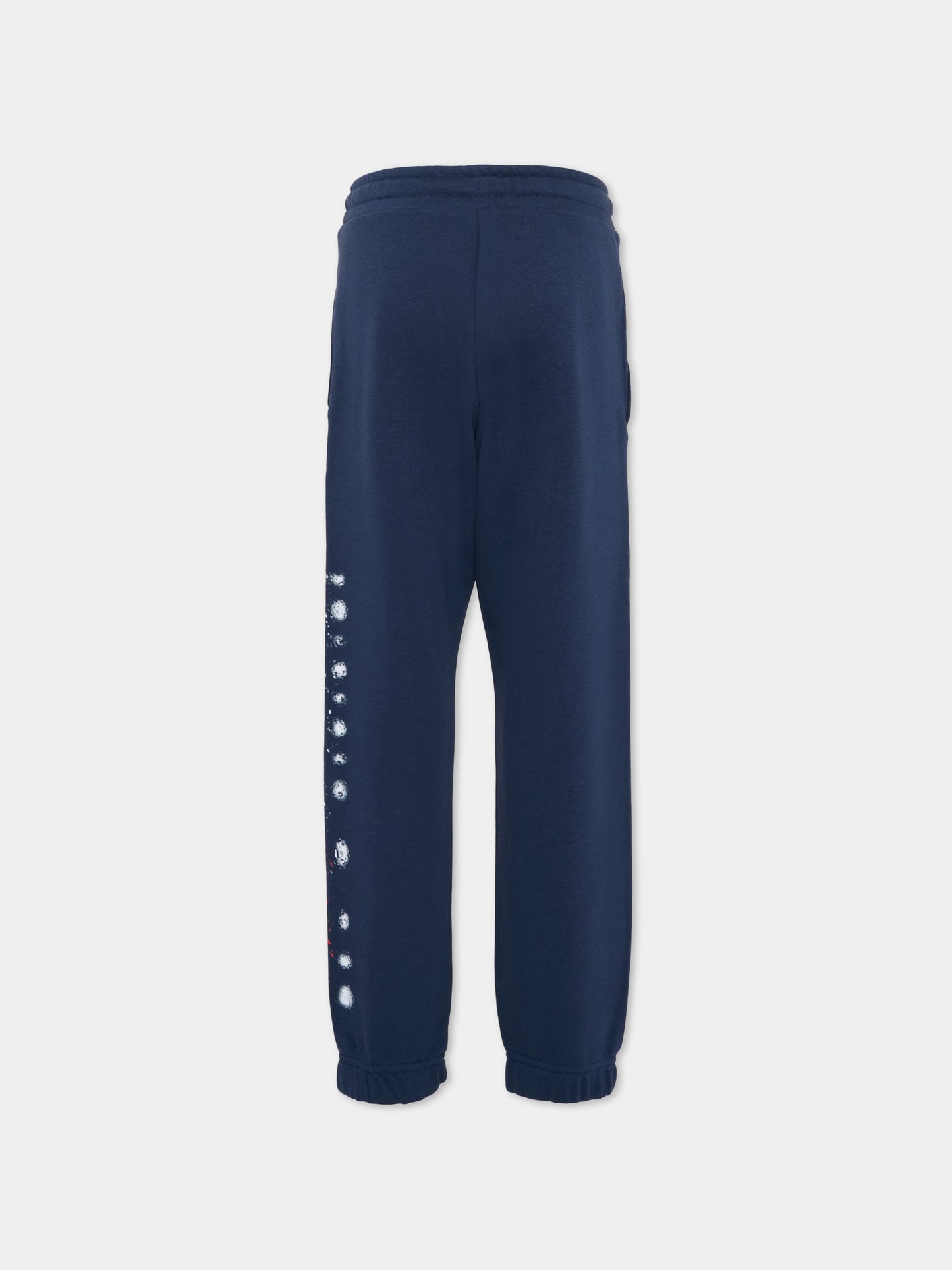 Pantaloni blu per bambino con logo,Diesel,J02445 KYAZ3 K8AT