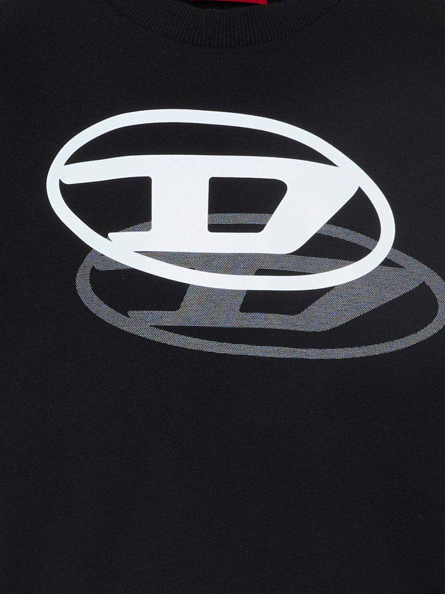 Felpa nera per bambino con logo,Diesel,J02627 KYAZ3 K900