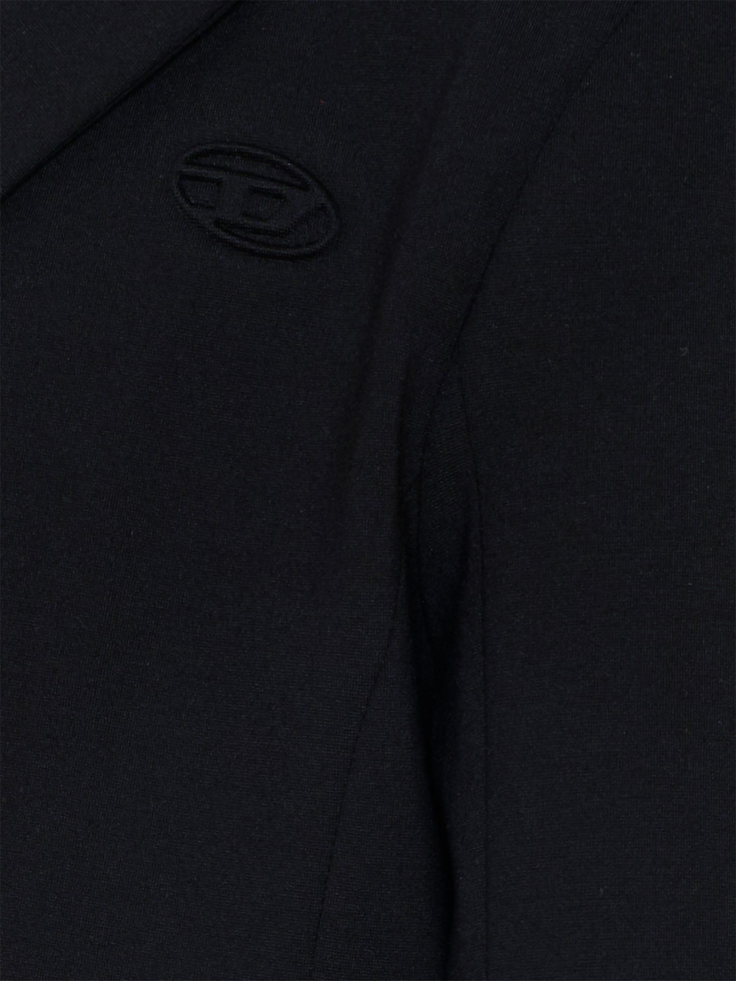 Giacca nera per bambina con logo,Diesel,J02646 KYATE K900