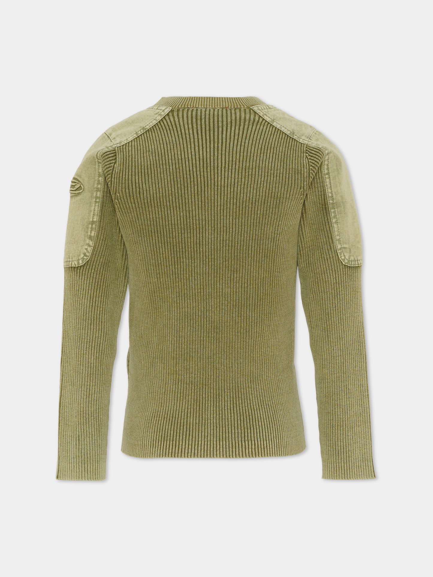 Maglione verde per bambini con logo,Diesel,J02651 KYA0D K511