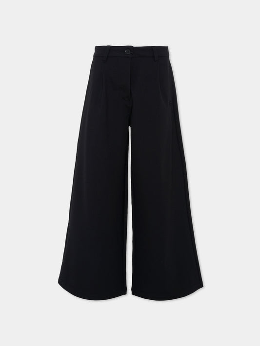 Pantaloni neri per bambina con logo,Diesel,J02658 KYATE K900