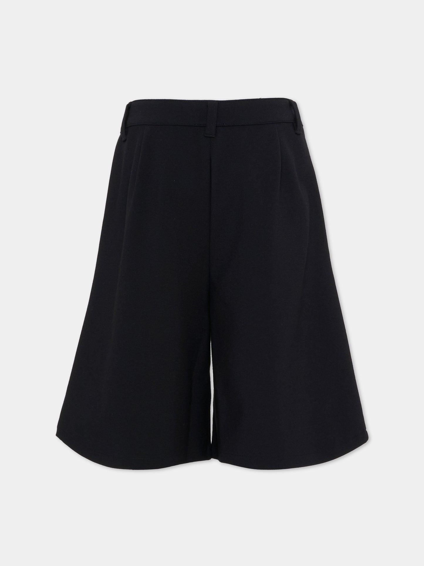 Shorts neri per bambina con logo,Diesel,J02674 KYATE K900