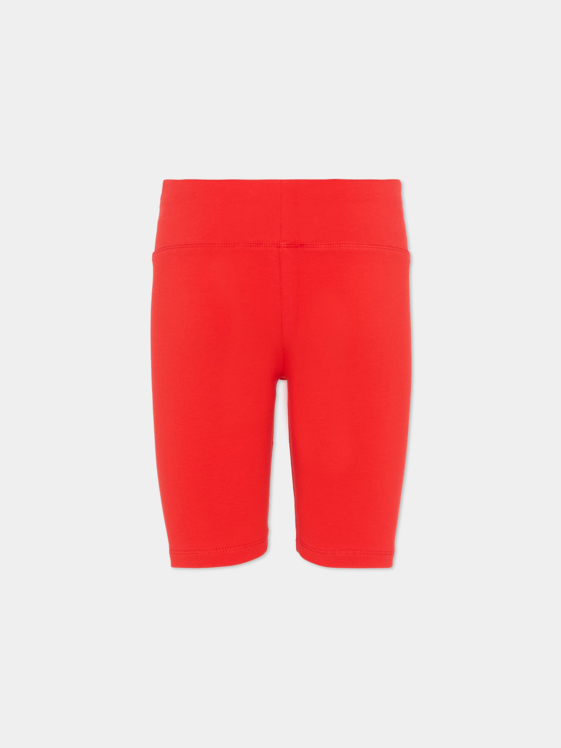 Shorts rossi per bambina con logo,Diesel,J02675 KYA0L K405