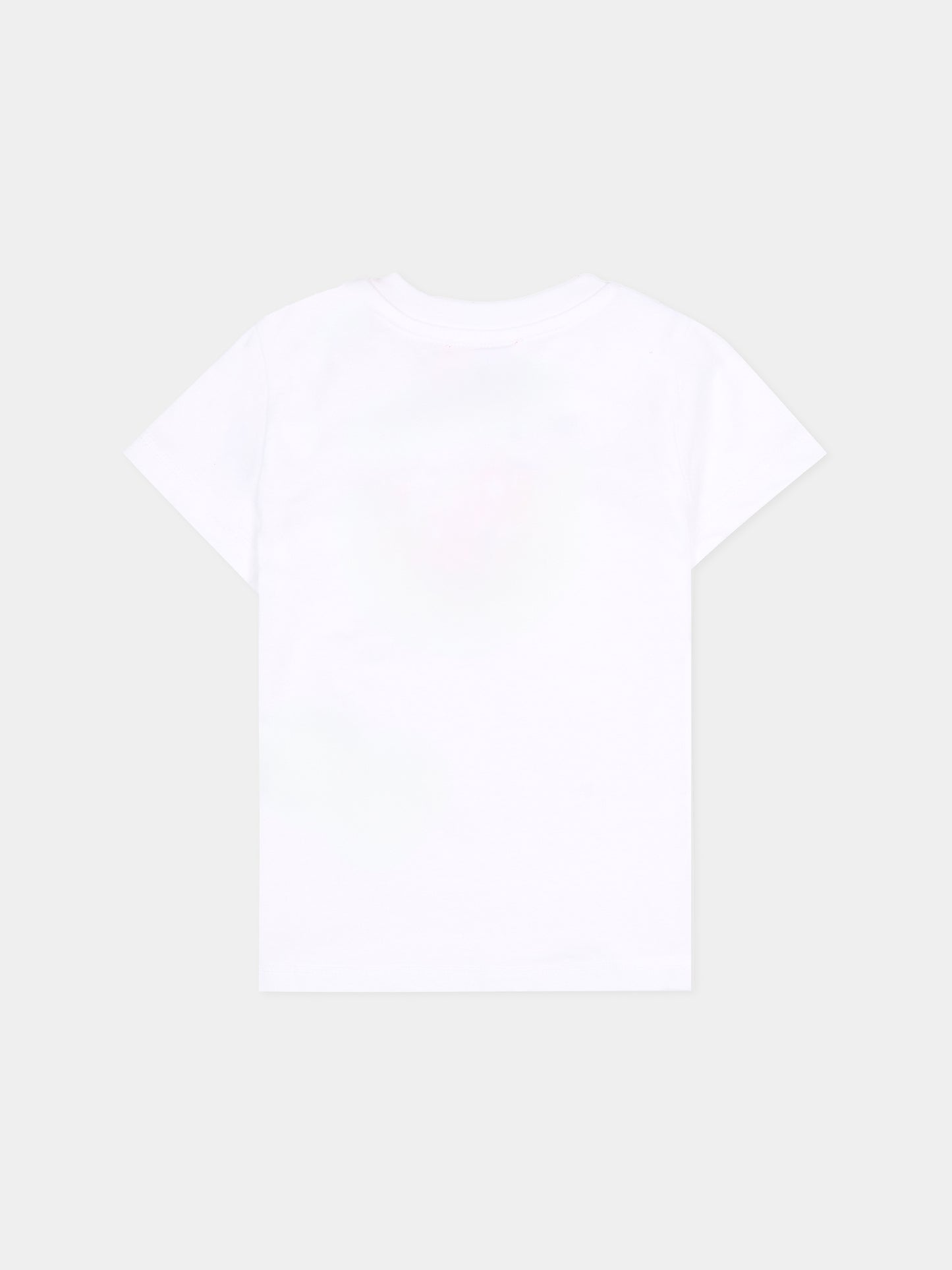 T-shirt bianca per neonata con logo,Diesel,K00766 00YI9 K100