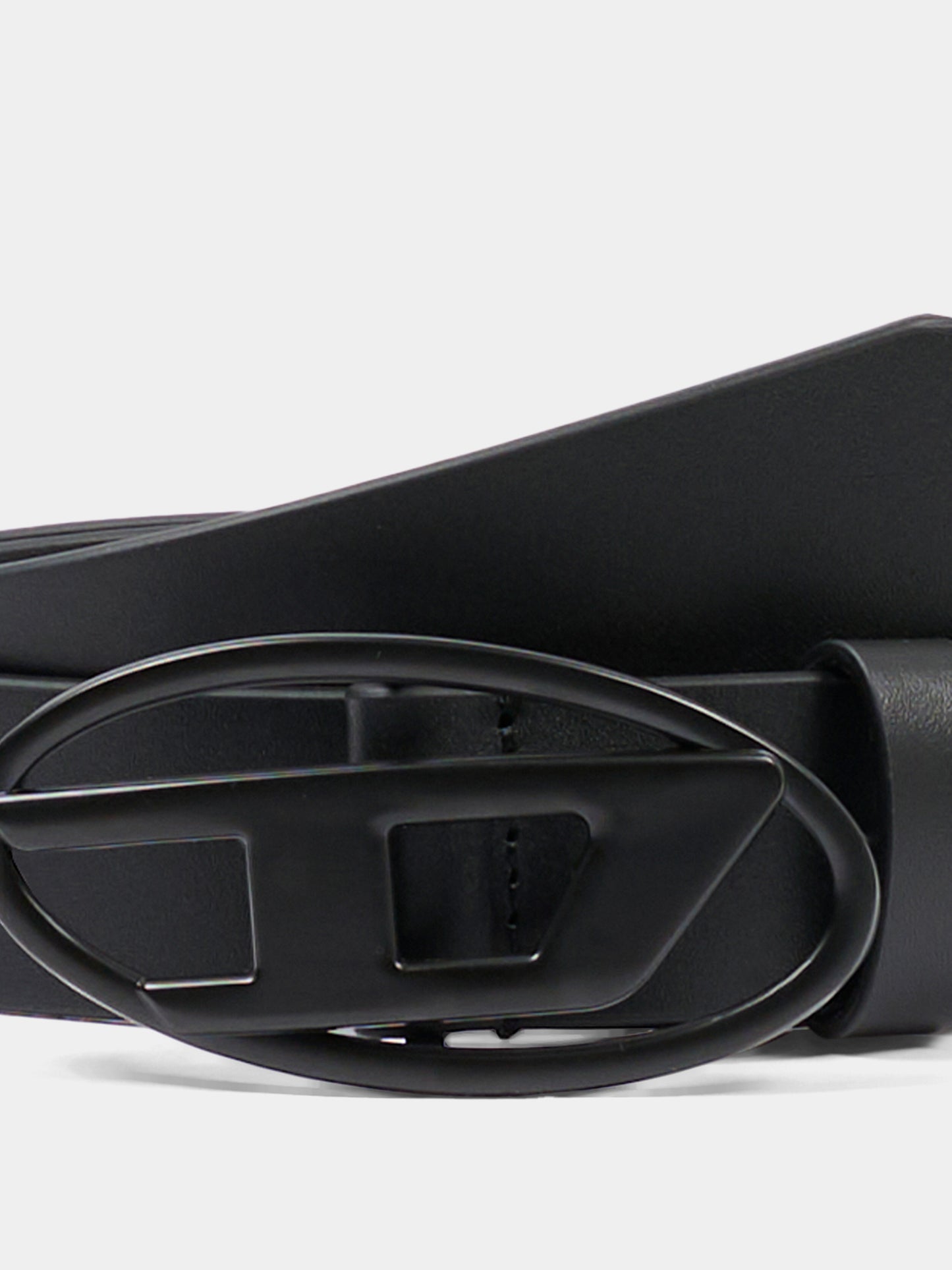 Cintura nera per bambini con logo,Diesel,J02595 KXBLR K900