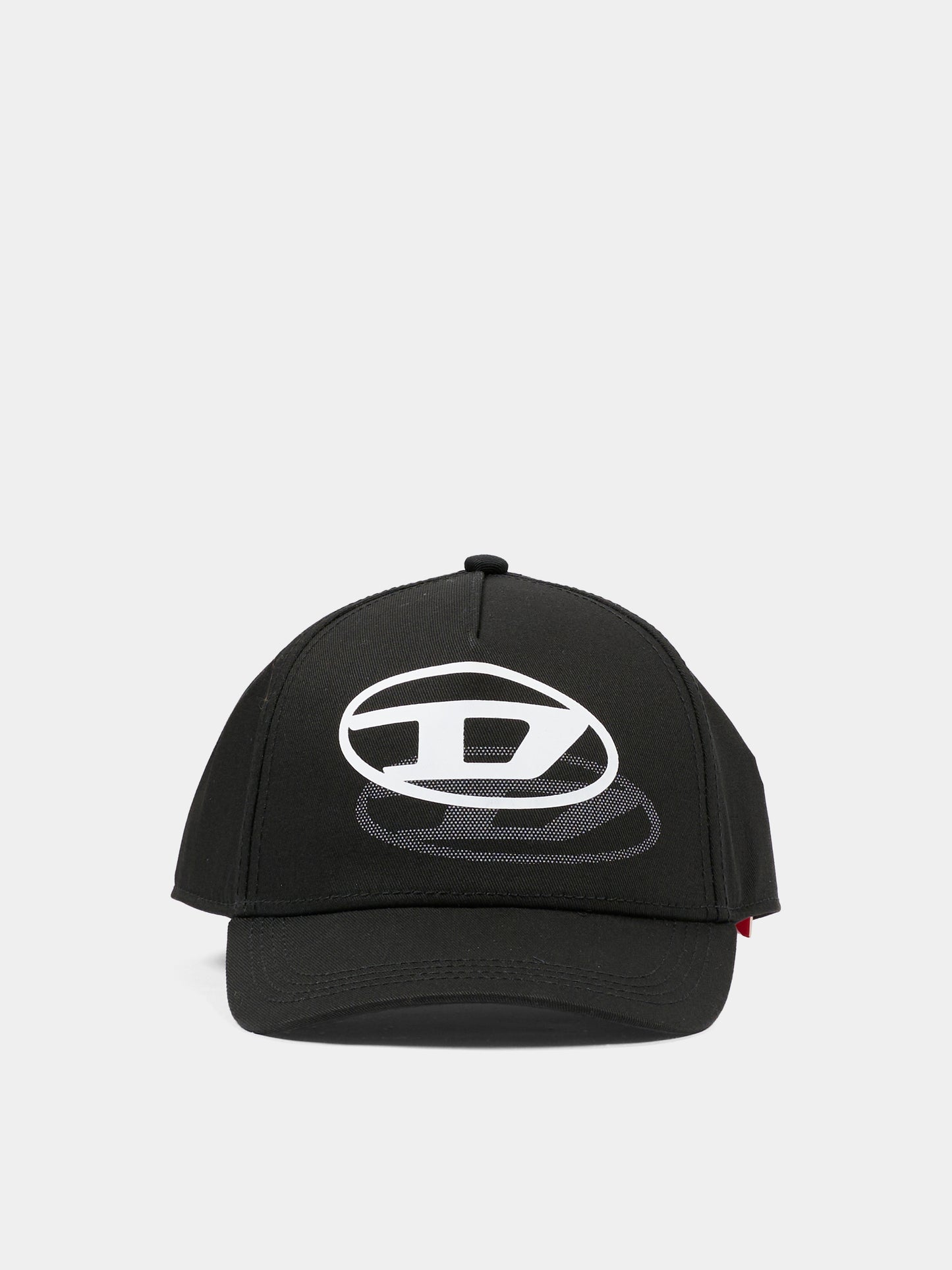 Cappello nero per bambino con logo,Diesel,J02708 KXA77 K900