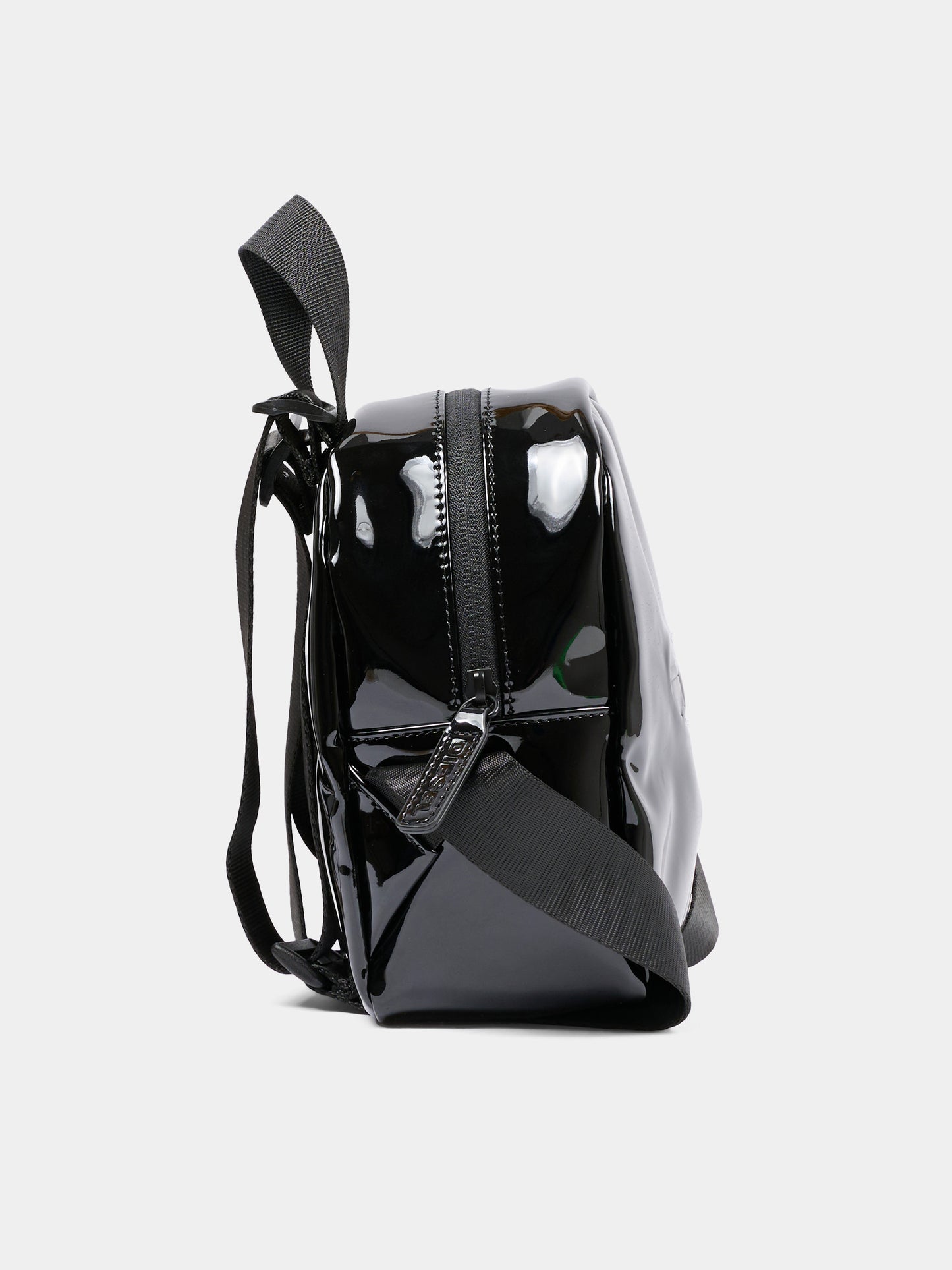 Zaino nero per bambina con logo,Diesel,J02751 KXBQ6 K900