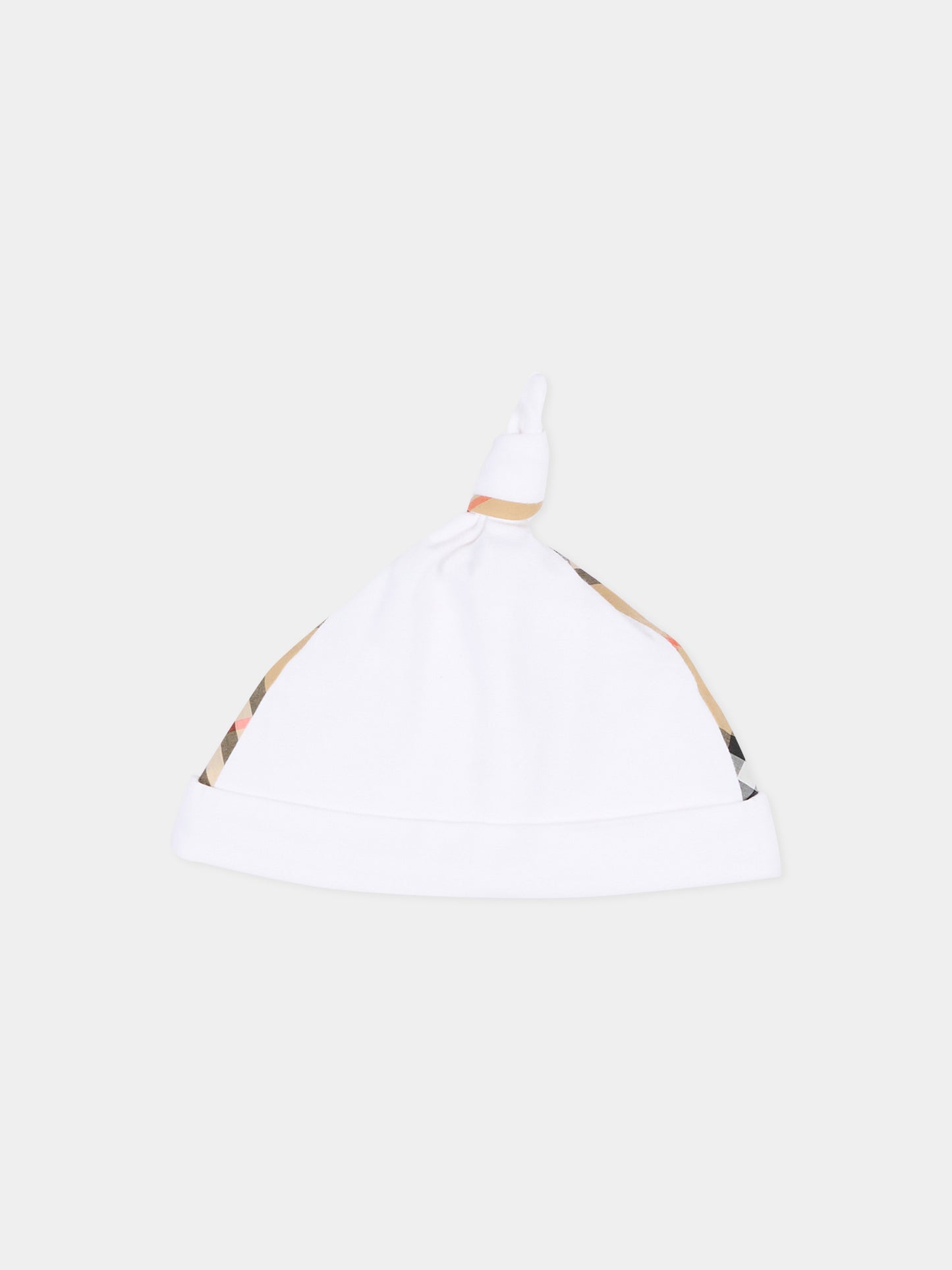 Ensemble de grenouillère blanc pour Bébés à carreaux vintage