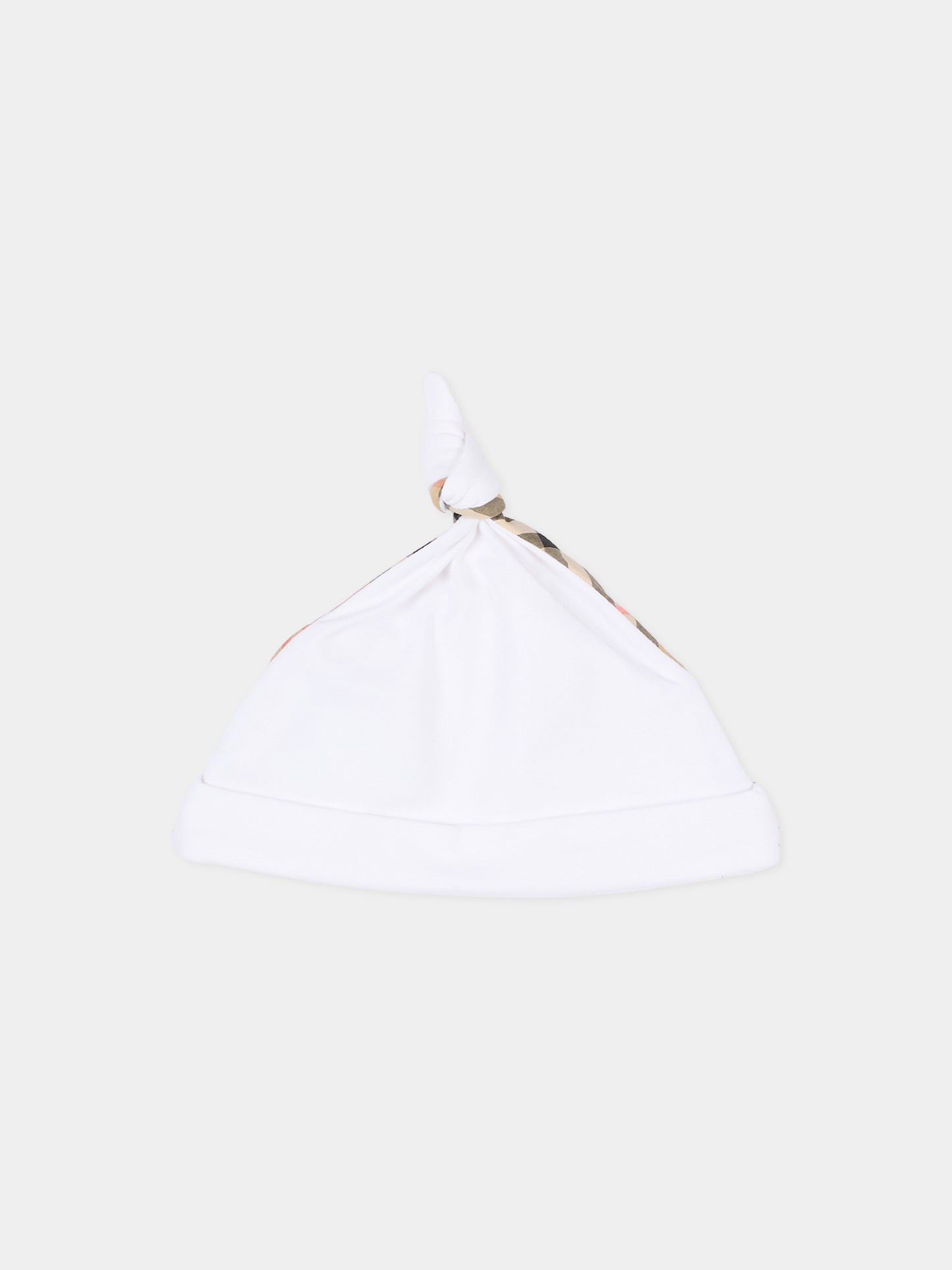 Ensemble de grenouillère blanc pour Bébés à carreaux vintage