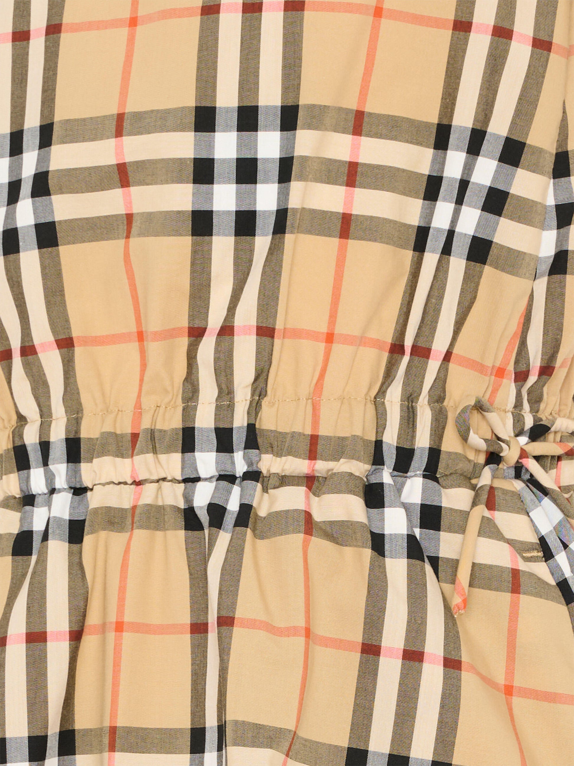 Vestito beige per bambina con Vintage Check,Burberry Kids,8117158 B9368