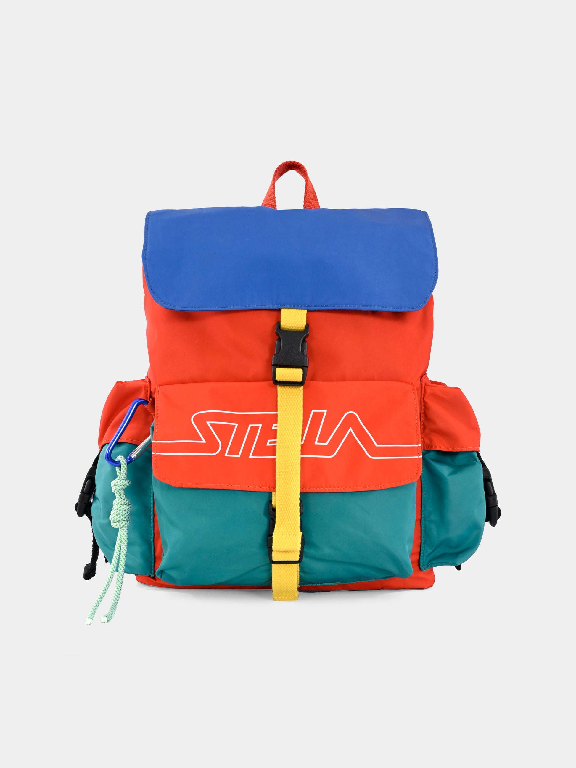 Zaino multicolor per bambino con logo,Stella Mccartney Kids,TW0P48 Z0537 999