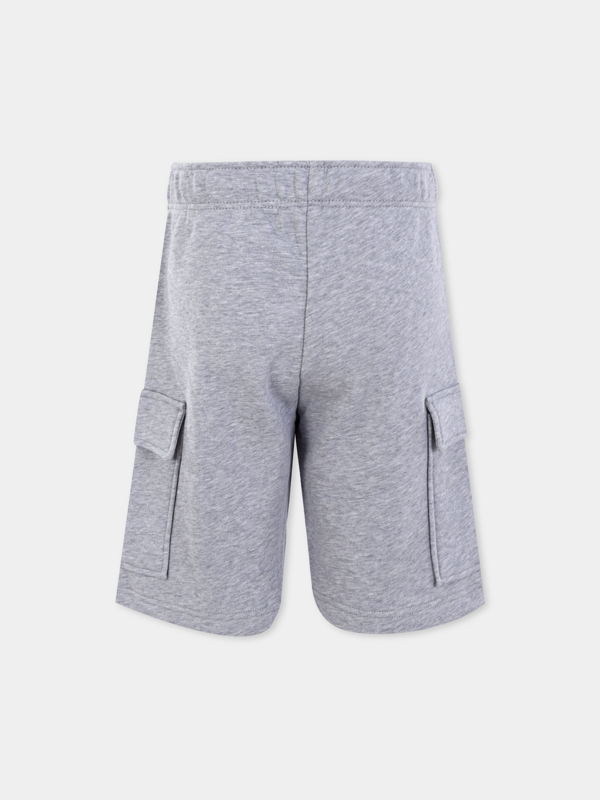 Shorts grigi per bambino con coccodrillo,Lacoste,GJ7372 CCA