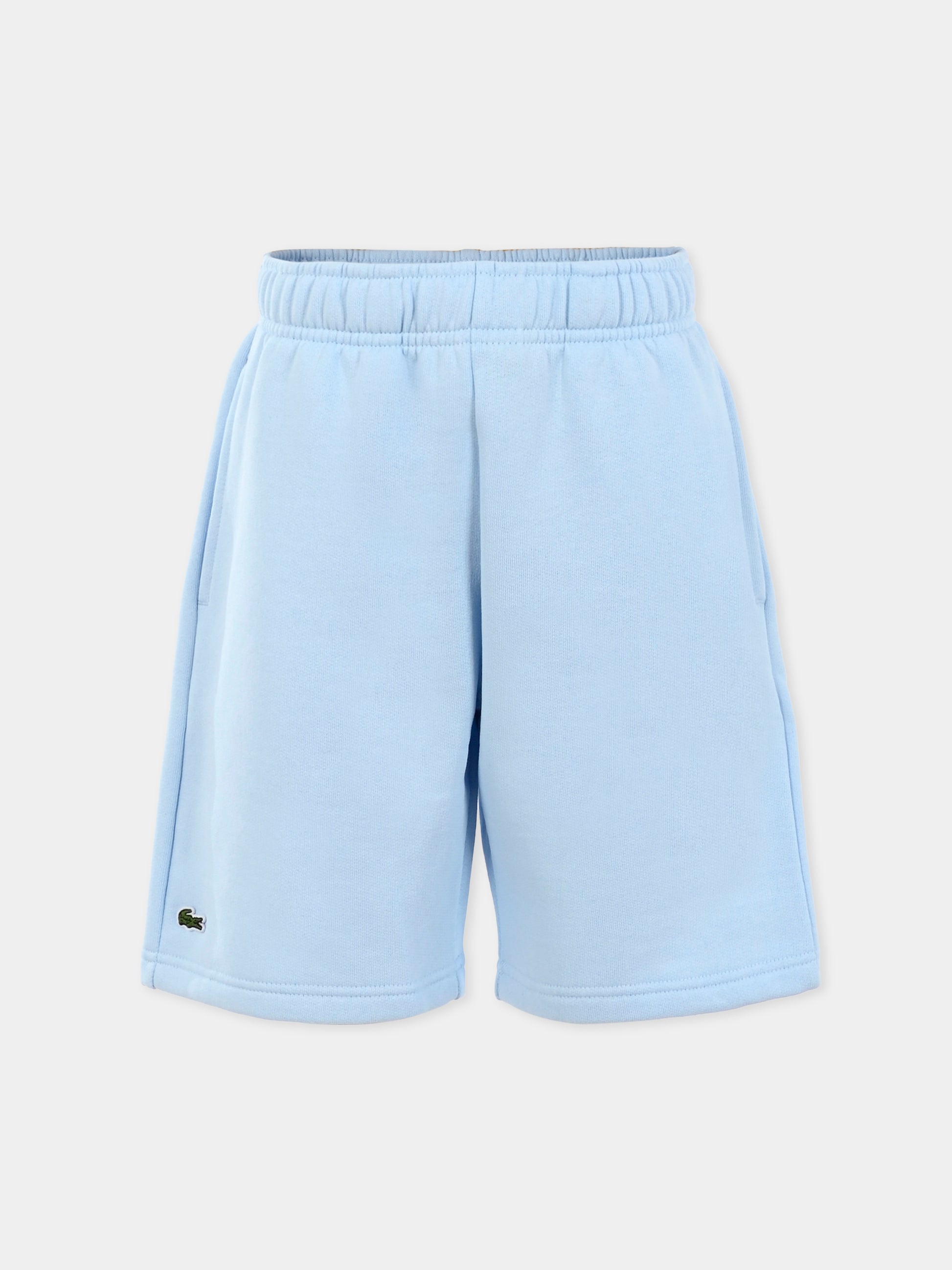 Shorts celesti per bambini con coccodrillo,Lacoste,GJ9733 T01