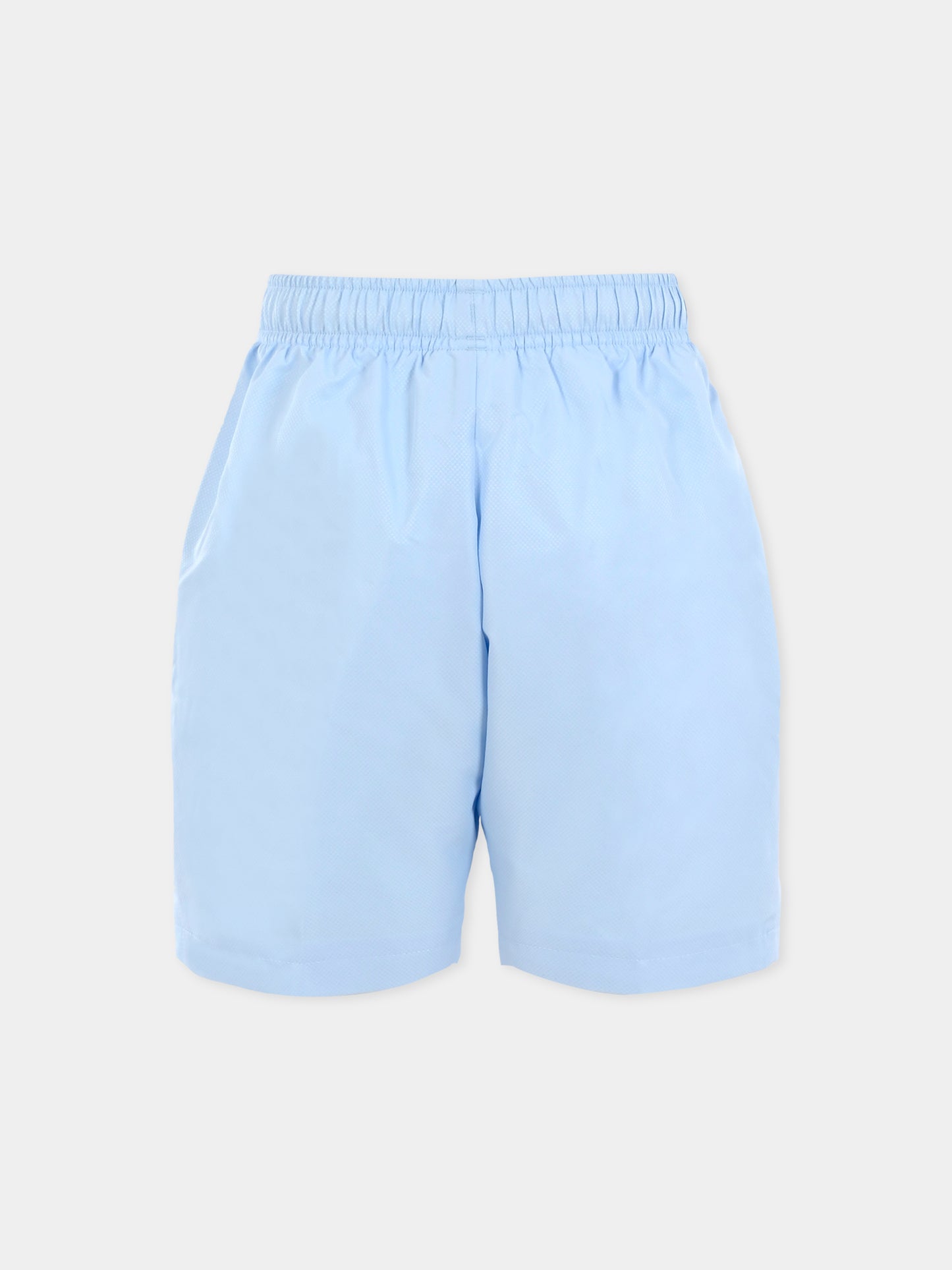 Shorts celesti per bambino con coccodrillo,Lacoste,GJ9820 T01