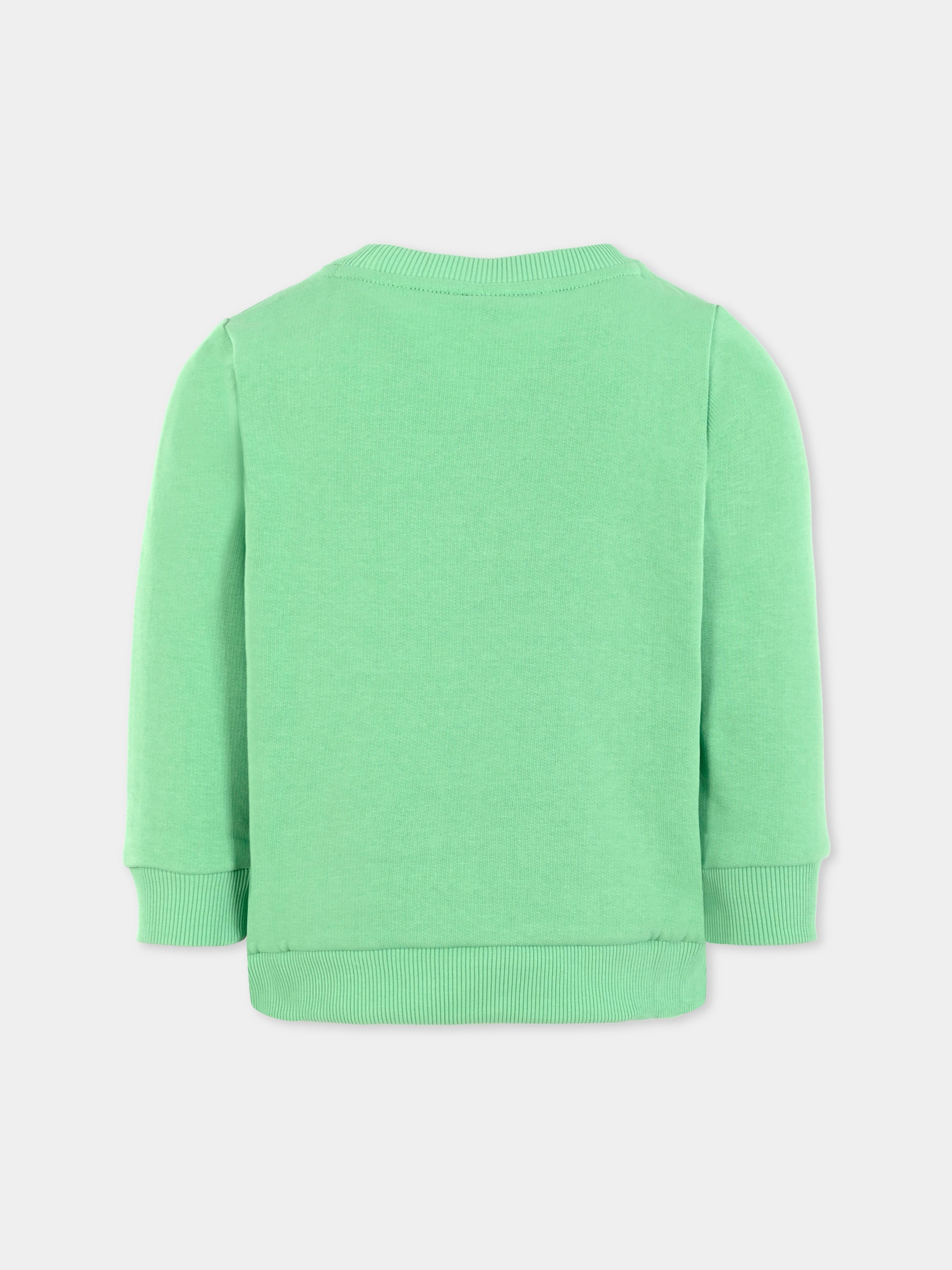 Felpa verde per bambini con coccodrillo,Lacoste,SJ5284 TTF