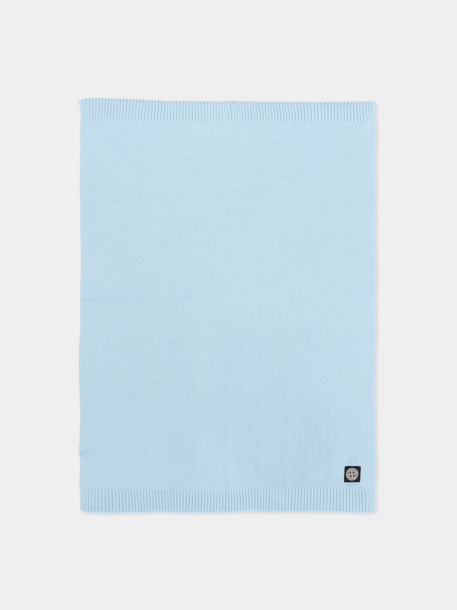 Completo sportivo celeste per neonato con coperta,Stone Island Junior,L1S16 M200001 S0917 - V0041