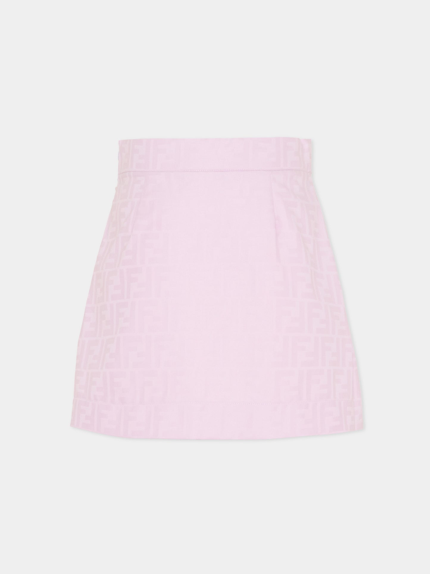 Gonna lilla per bambina con FF,Fendi Kids,JFE201 AS64 F0F5U