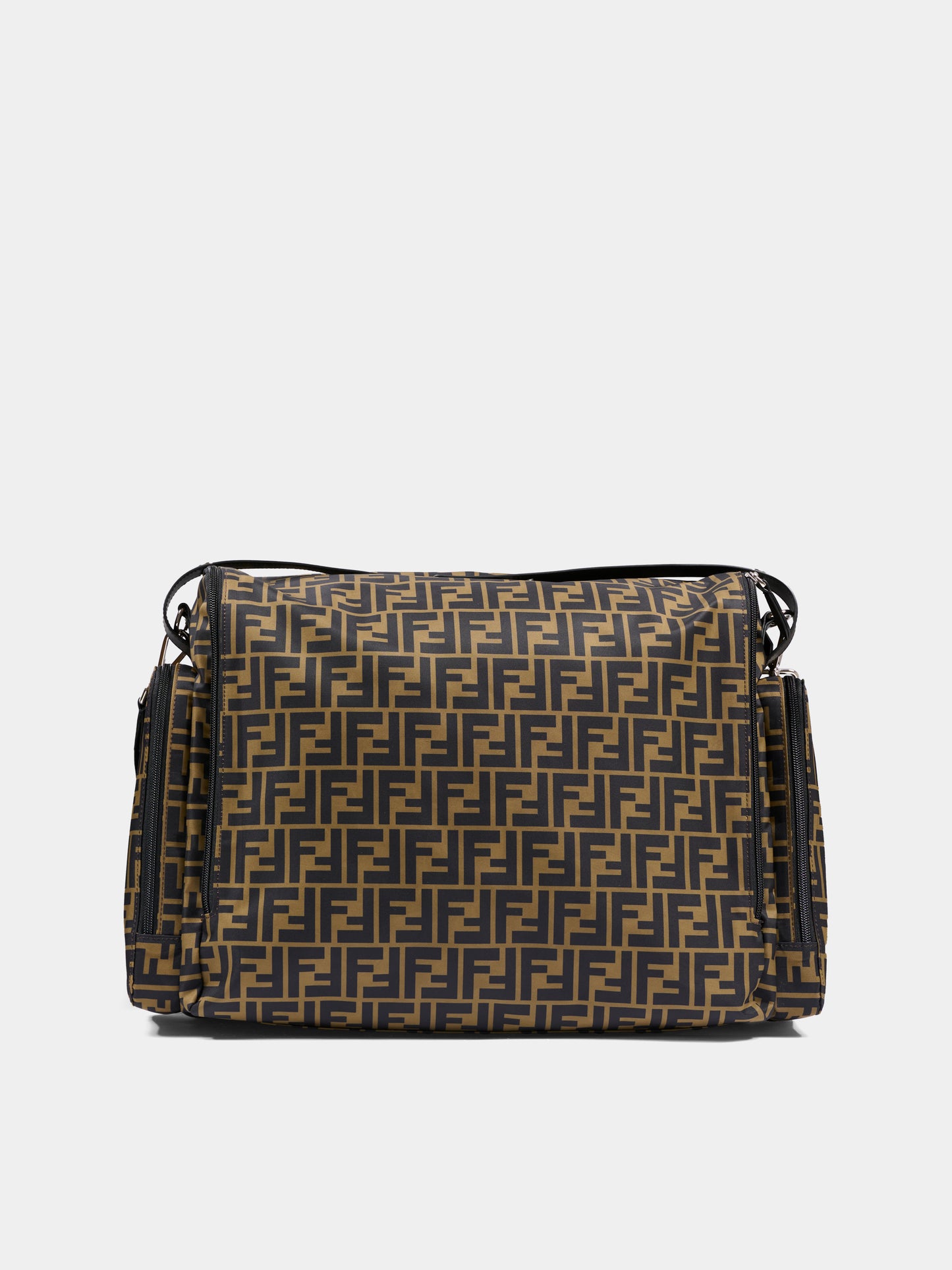 Borsa mamma marrone per neonati con FF,Fendi Kids,7VB013 ARDI F14TW