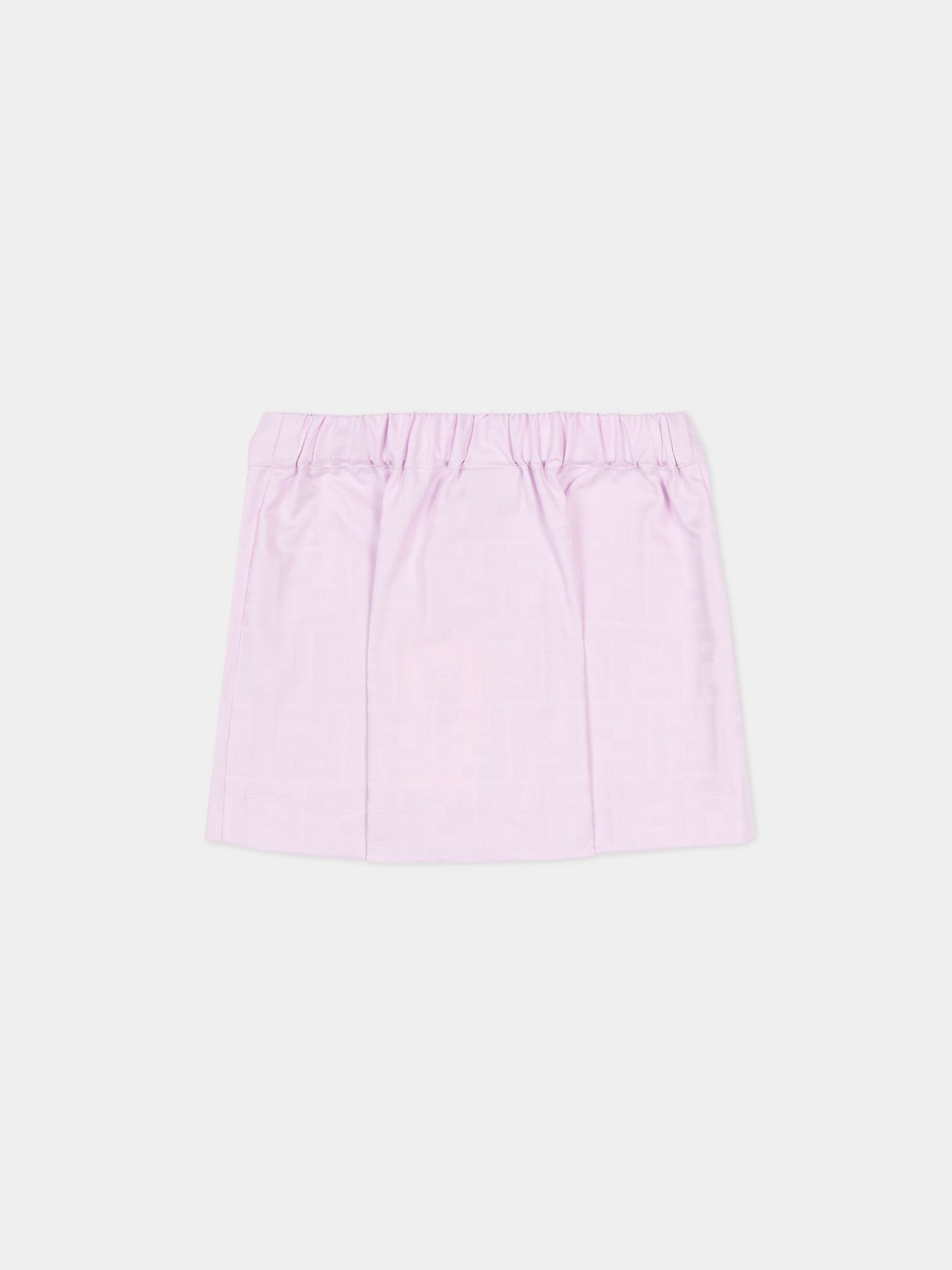 Gonna lilla per neonata con FF,Fendi Kids,BFE054 AS64 F0F5U