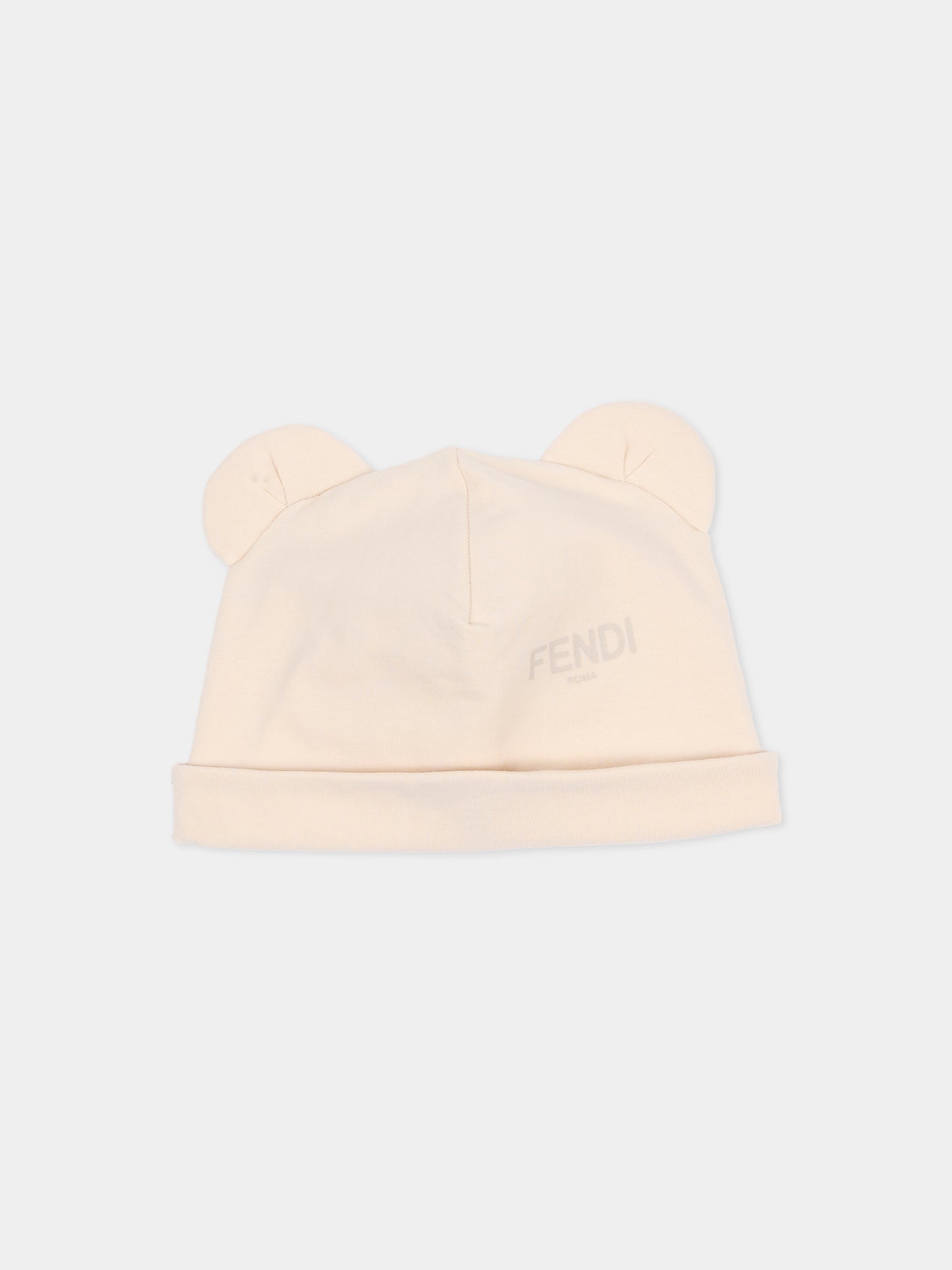 Set accessori beige per neonati con orsetto,Fendi Kids,BUJ337 ST8 F19J5